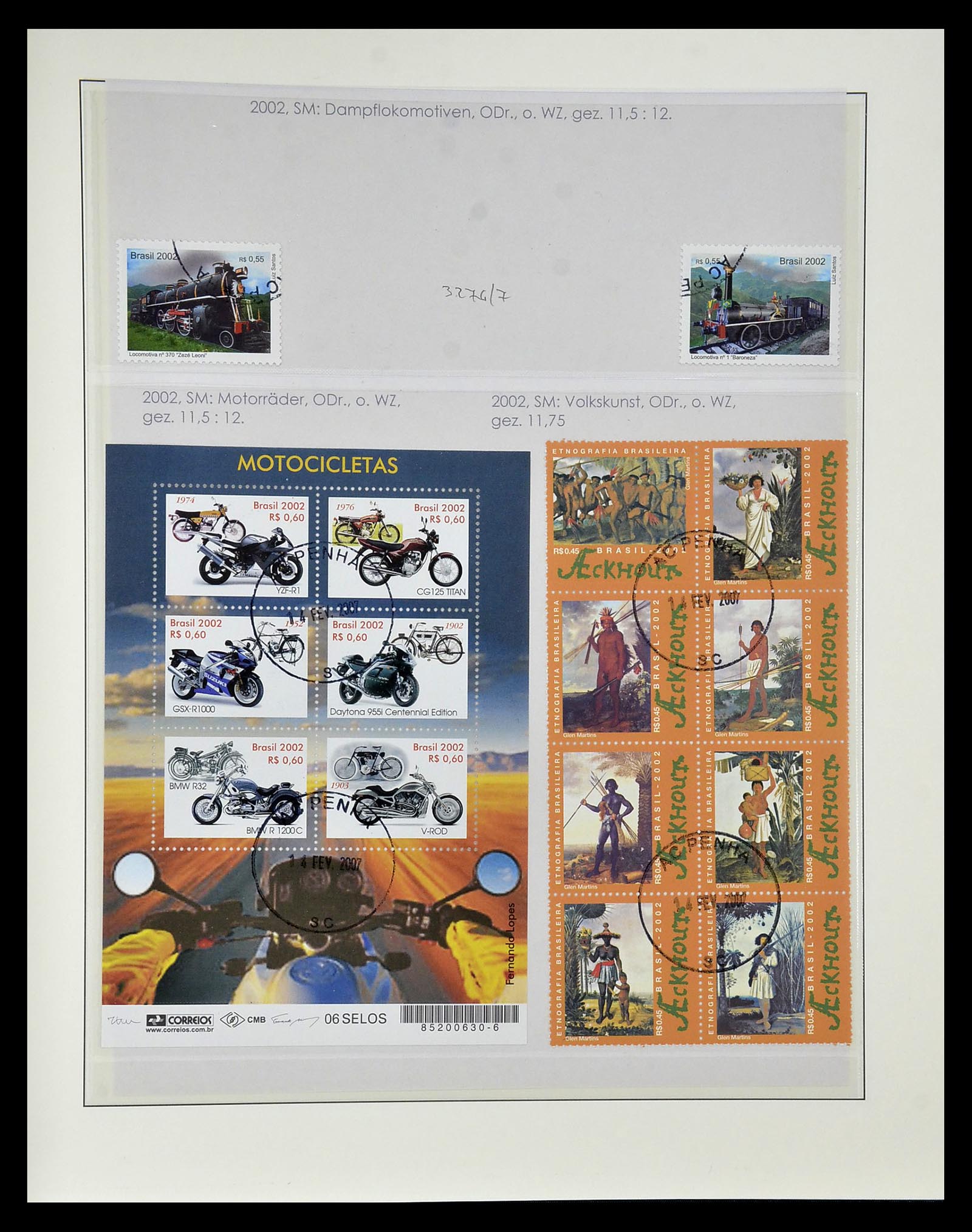 34975 583 - Postzegelverzameling 34975 Brazilië 1843-2015.