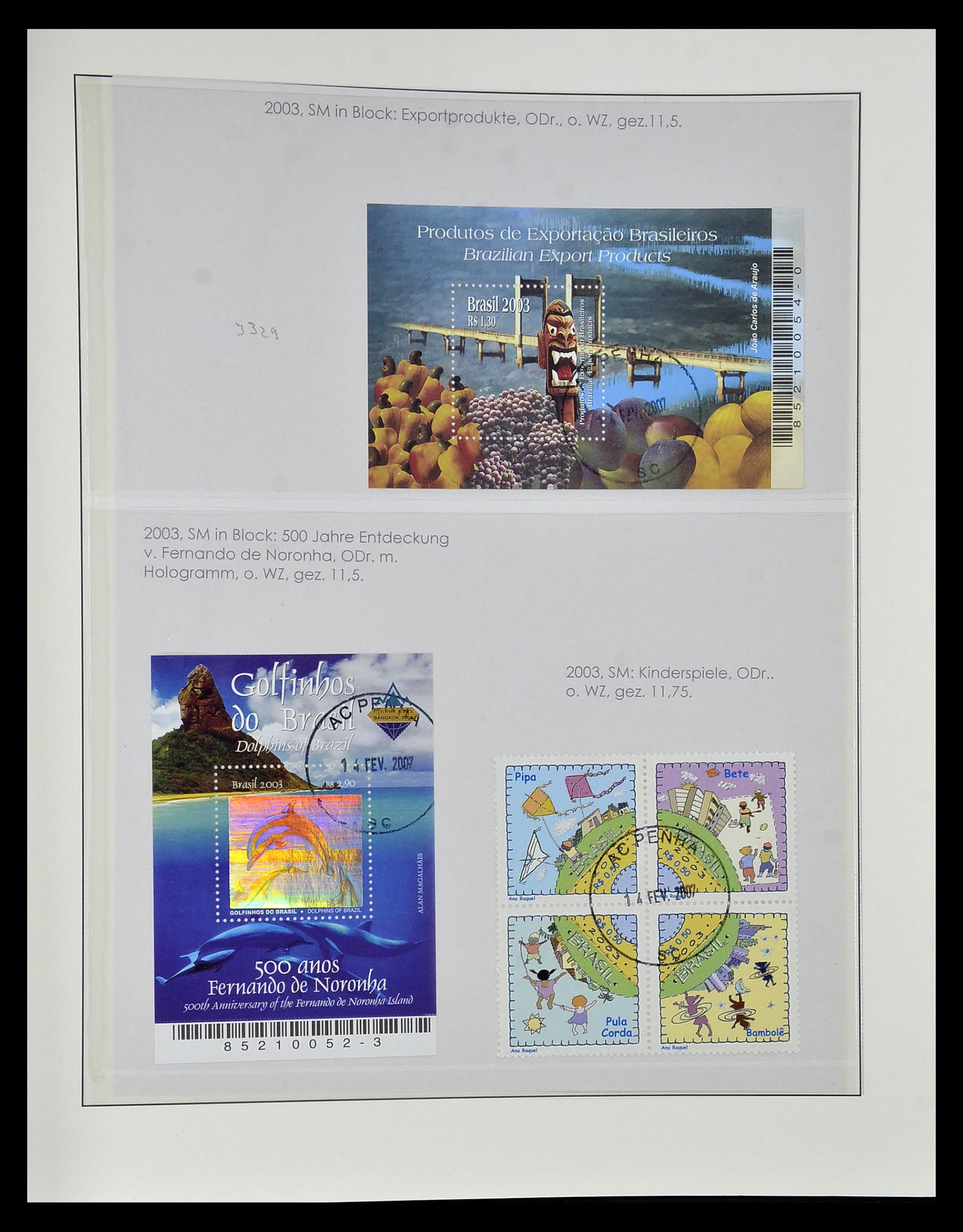 34975 589 - Postzegelverzameling 34975 Brazilië 1843-2015.