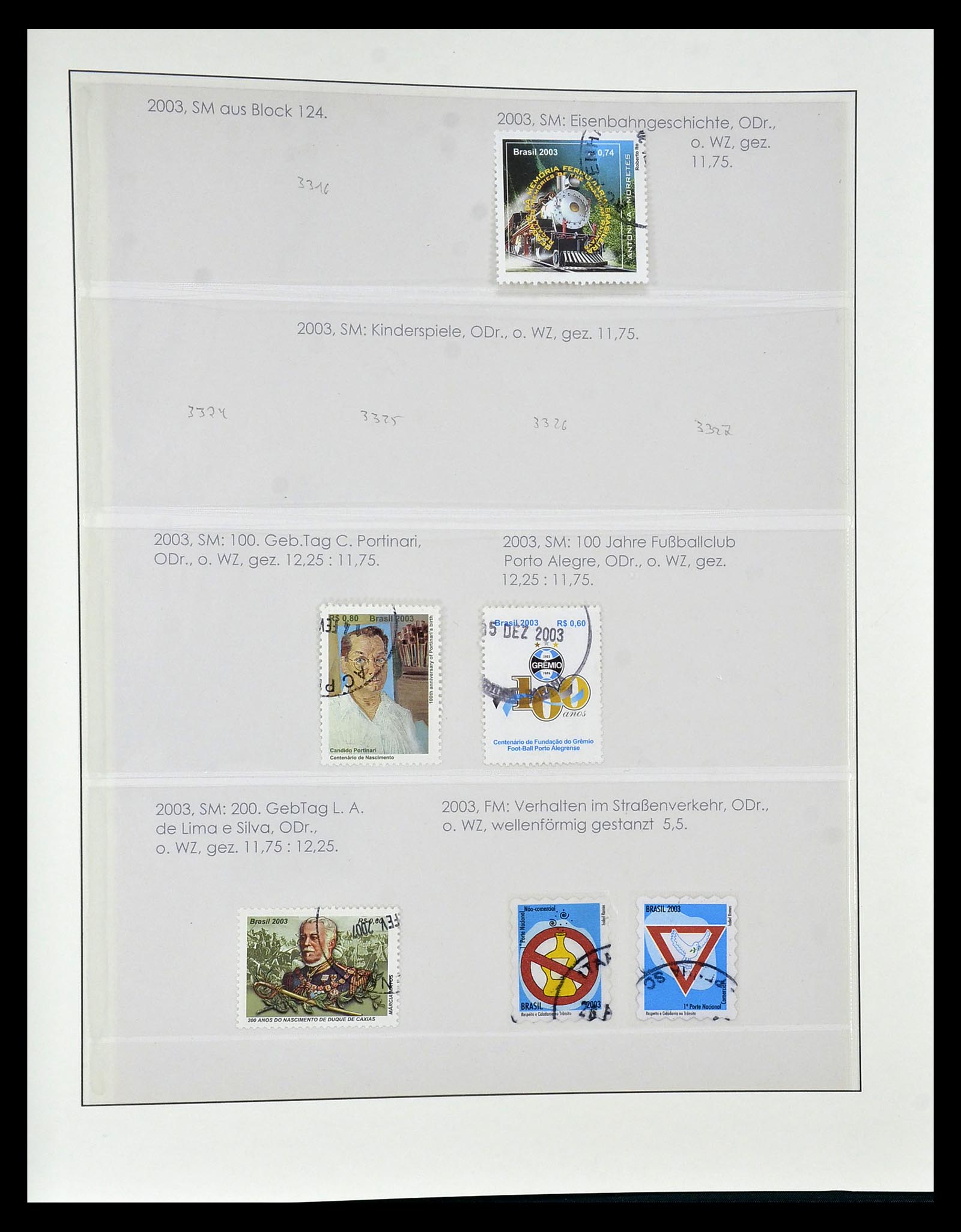 34975 590 - Postzegelverzameling 34975 Brazilië 1843-2015.