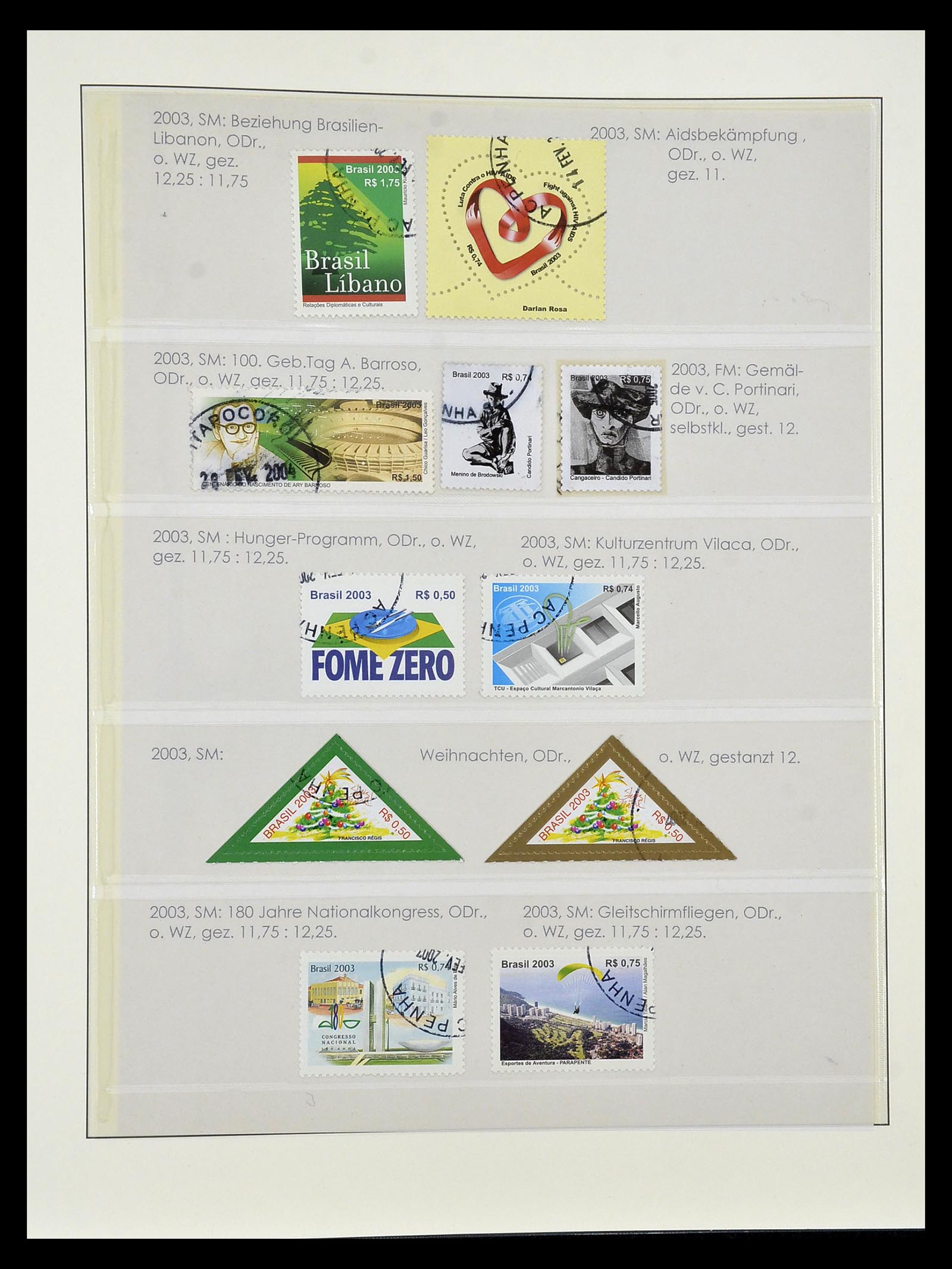 34975 591 - Postzegelverzameling 34975 Brazilië 1843-2015.