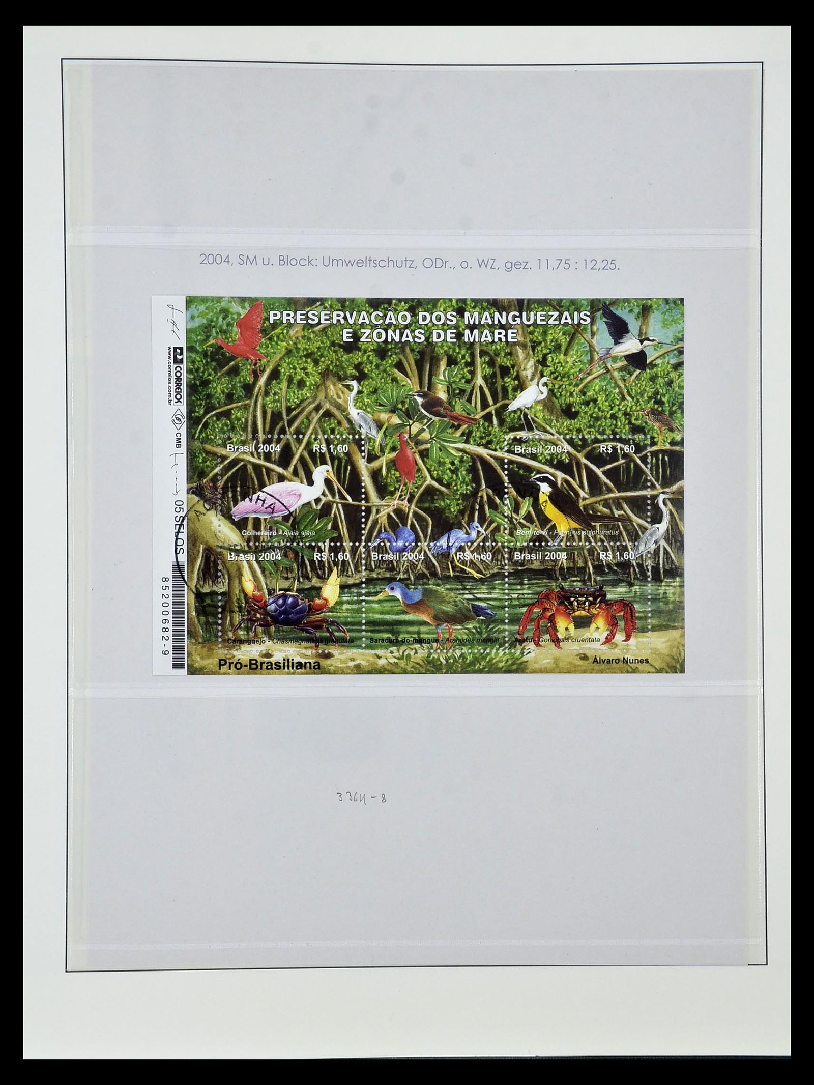 34975 596 - Postzegelverzameling 34975 Brazilië 1843-2015.