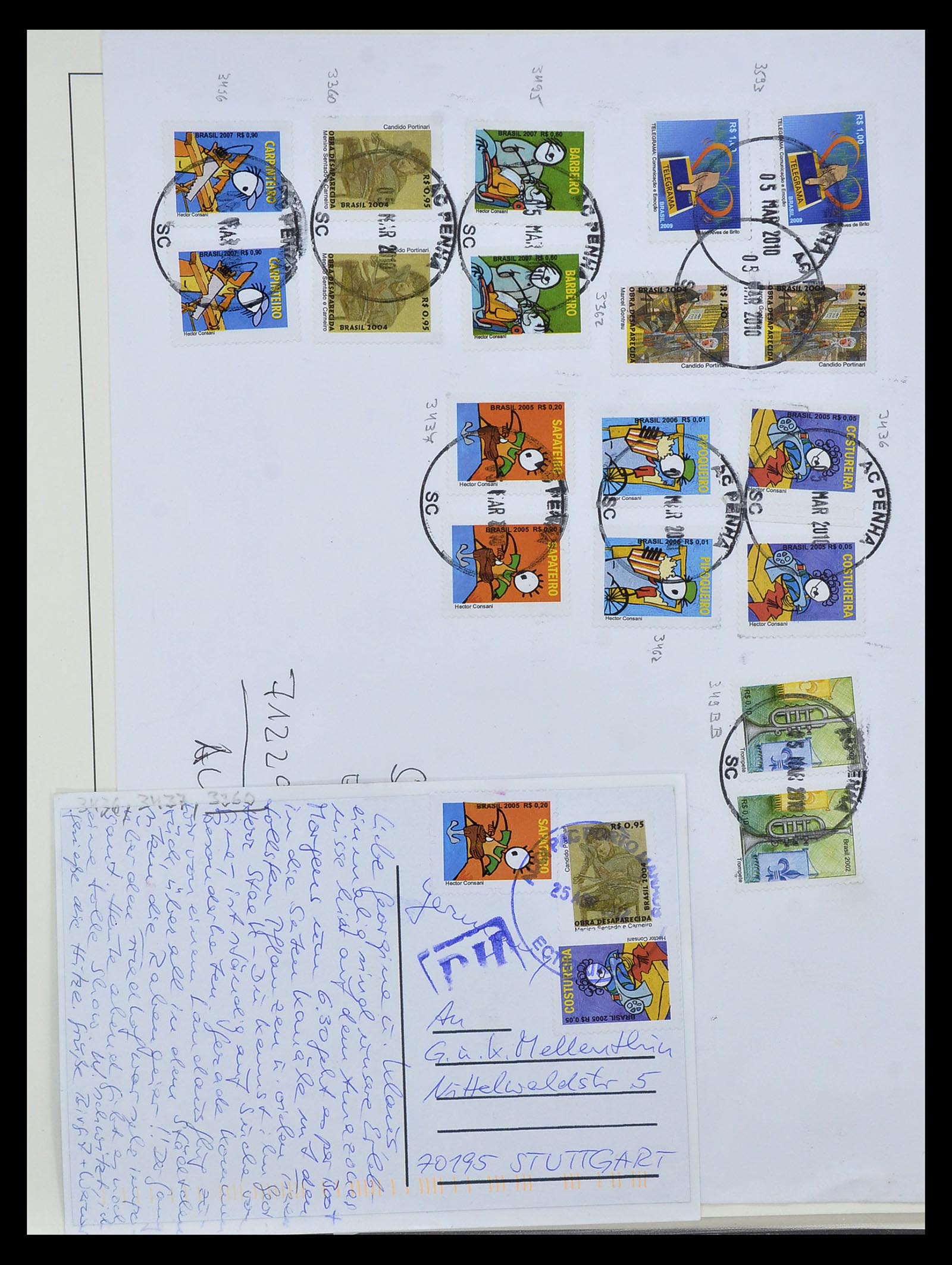 34975 602 - Postzegelverzameling 34975 Brazilië 1843-2015.