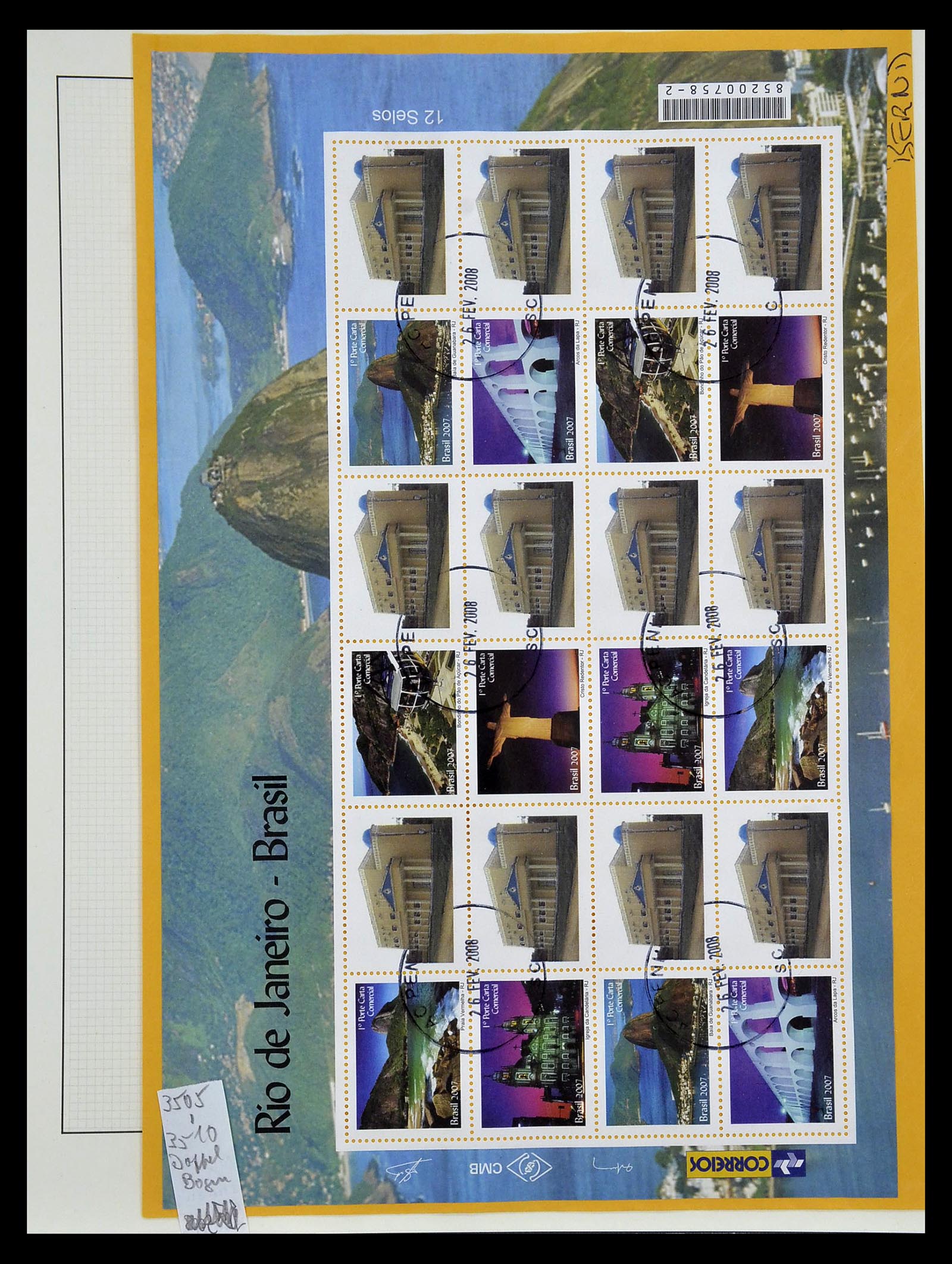 34975 603 - Postzegelverzameling 34975 Brazilië 1843-2015.