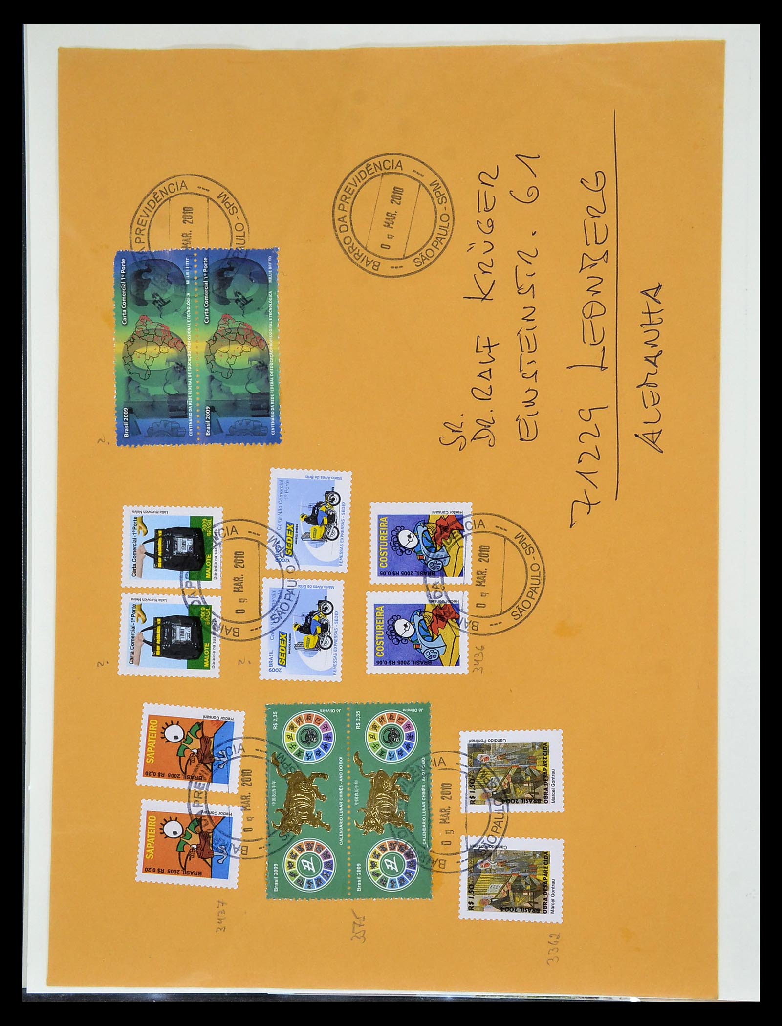34975 604 - Postzegelverzameling 34975 Brazilië 1843-2015.