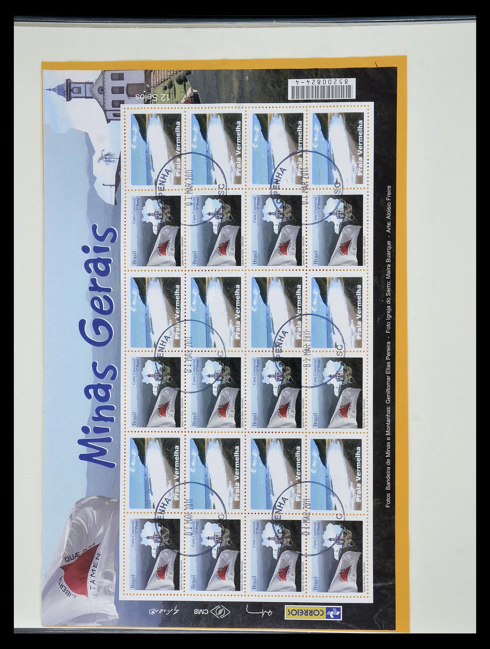 34975 610 - Postzegelverzameling 34975 Brazilië 1843-2015.