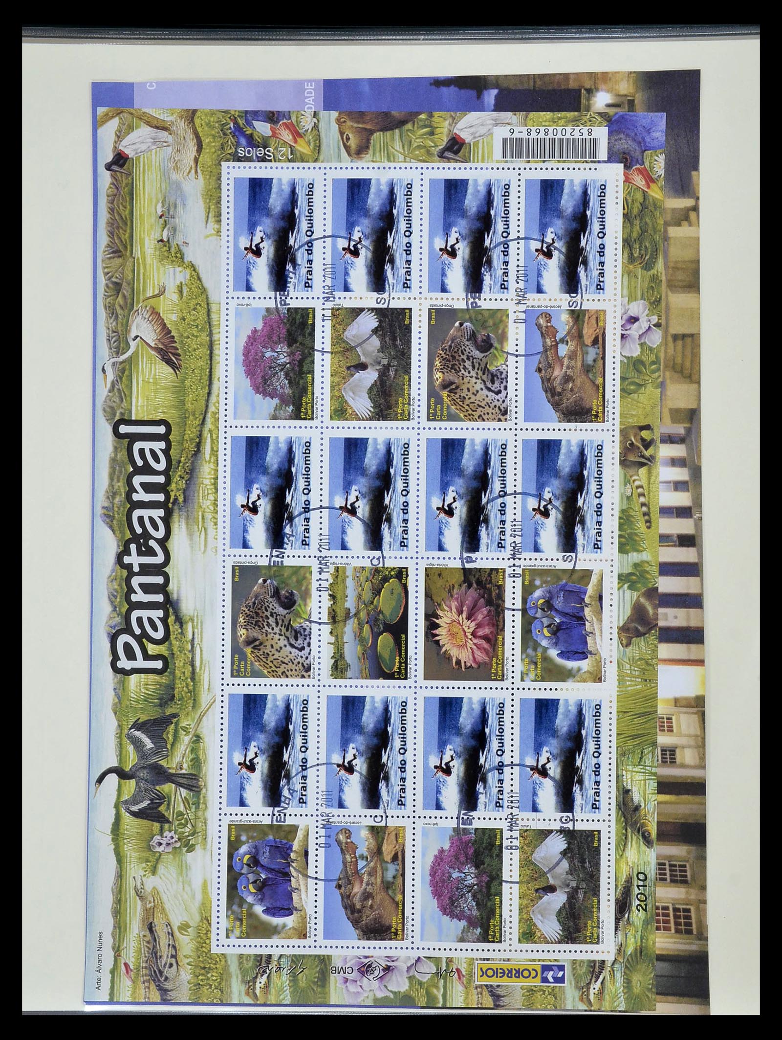 34975 611 - Postzegelverzameling 34975 Brazilië 1843-2015.