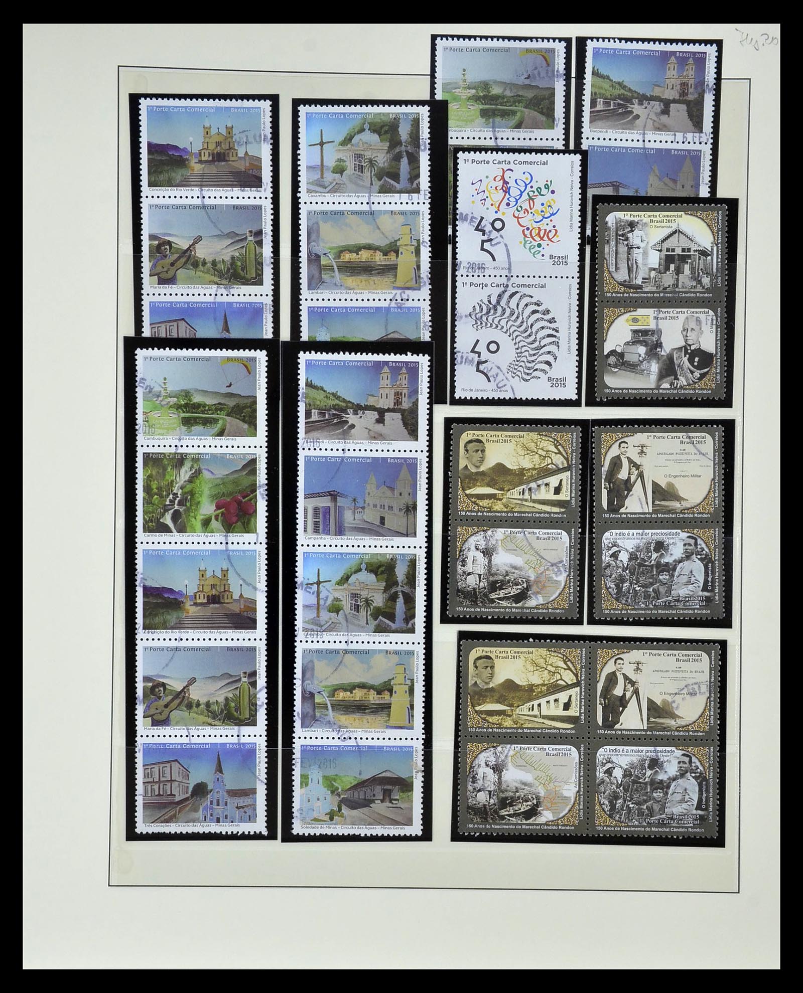 34975 617 - Postzegelverzameling 34975 Brazilië 1843-2015.