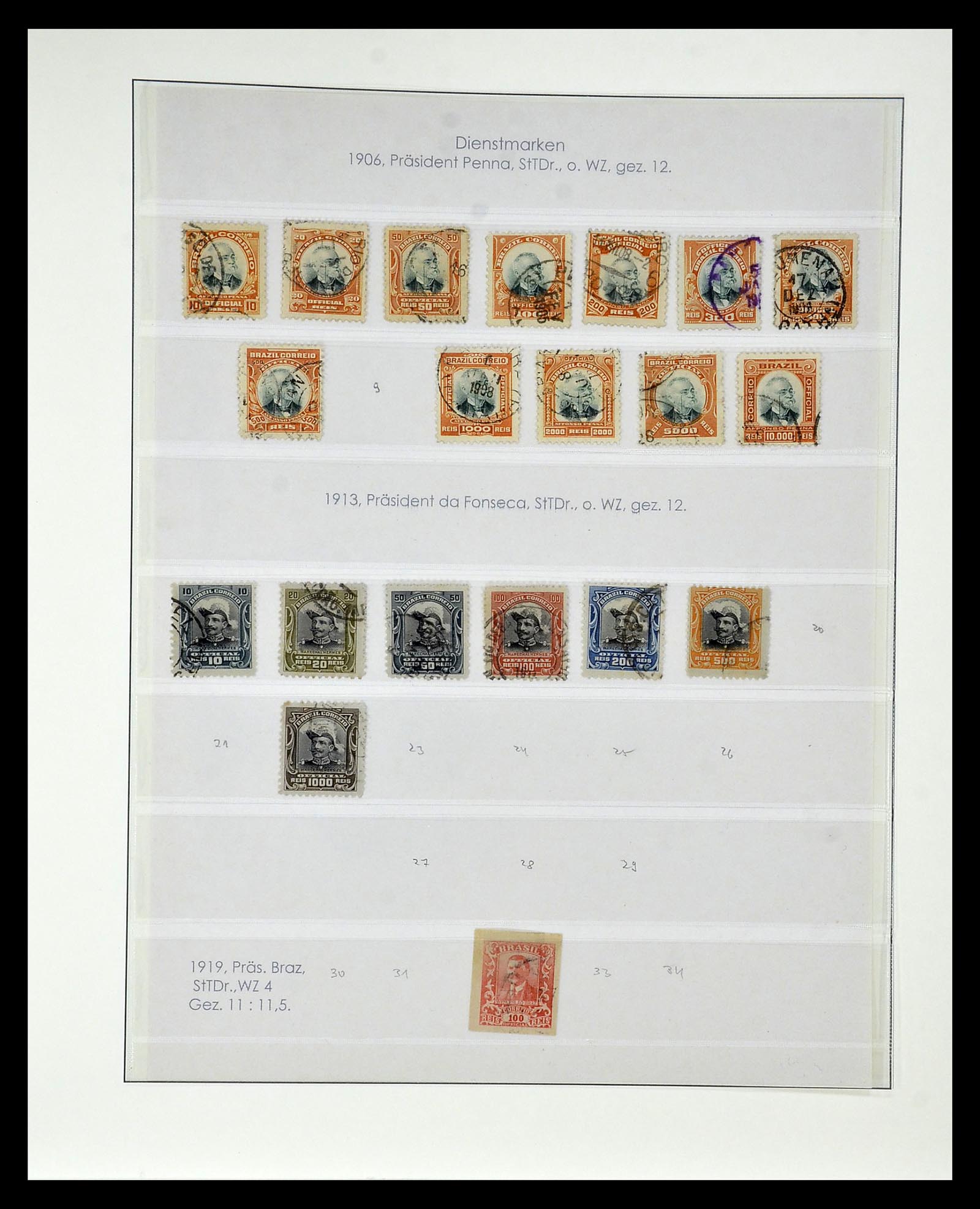 34975 621 - Postzegelverzameling 34975 Brazilië 1843-2015.