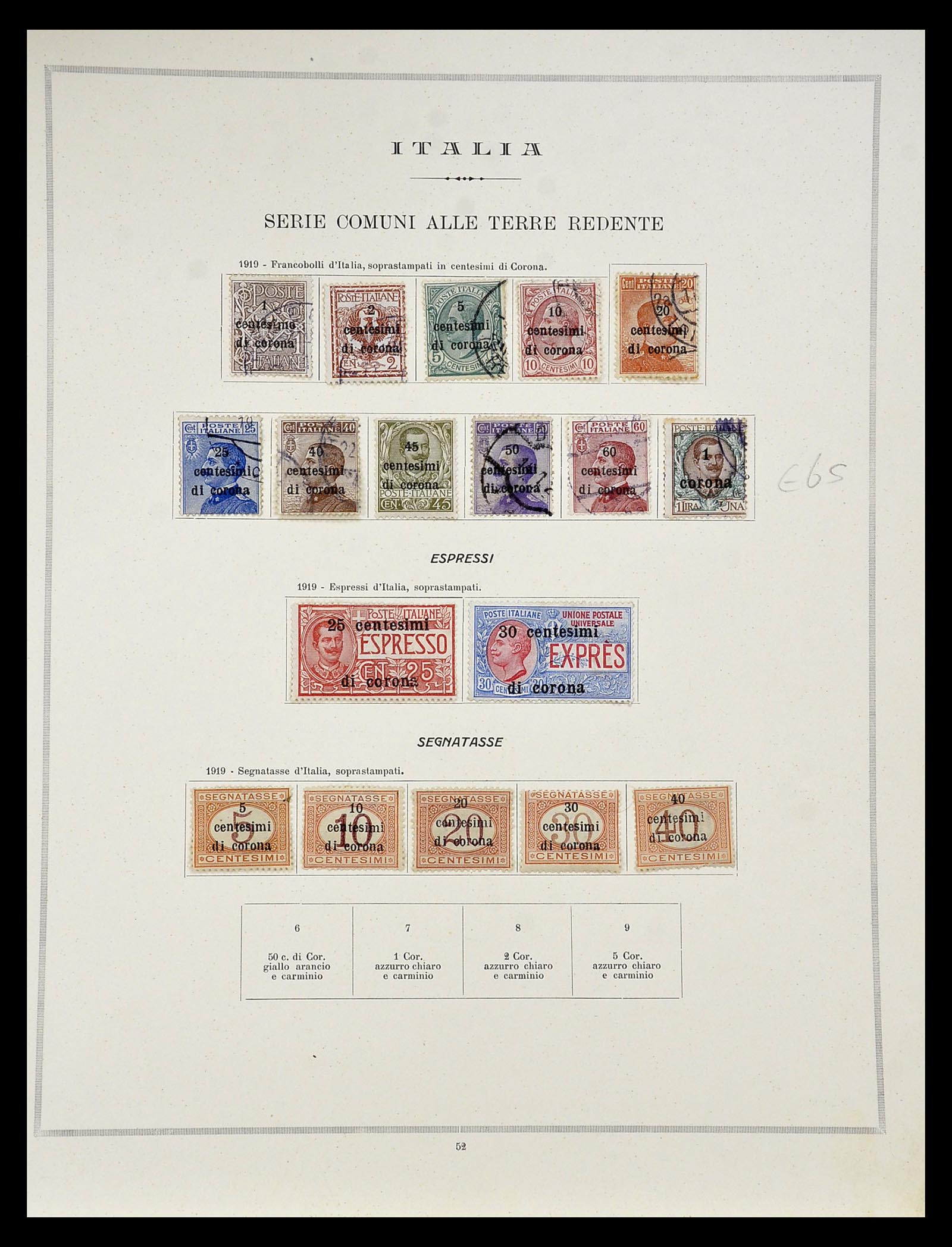 34984 006 - Postzegelverzameling 34984 Italiaanse gebieden 1918-1924.