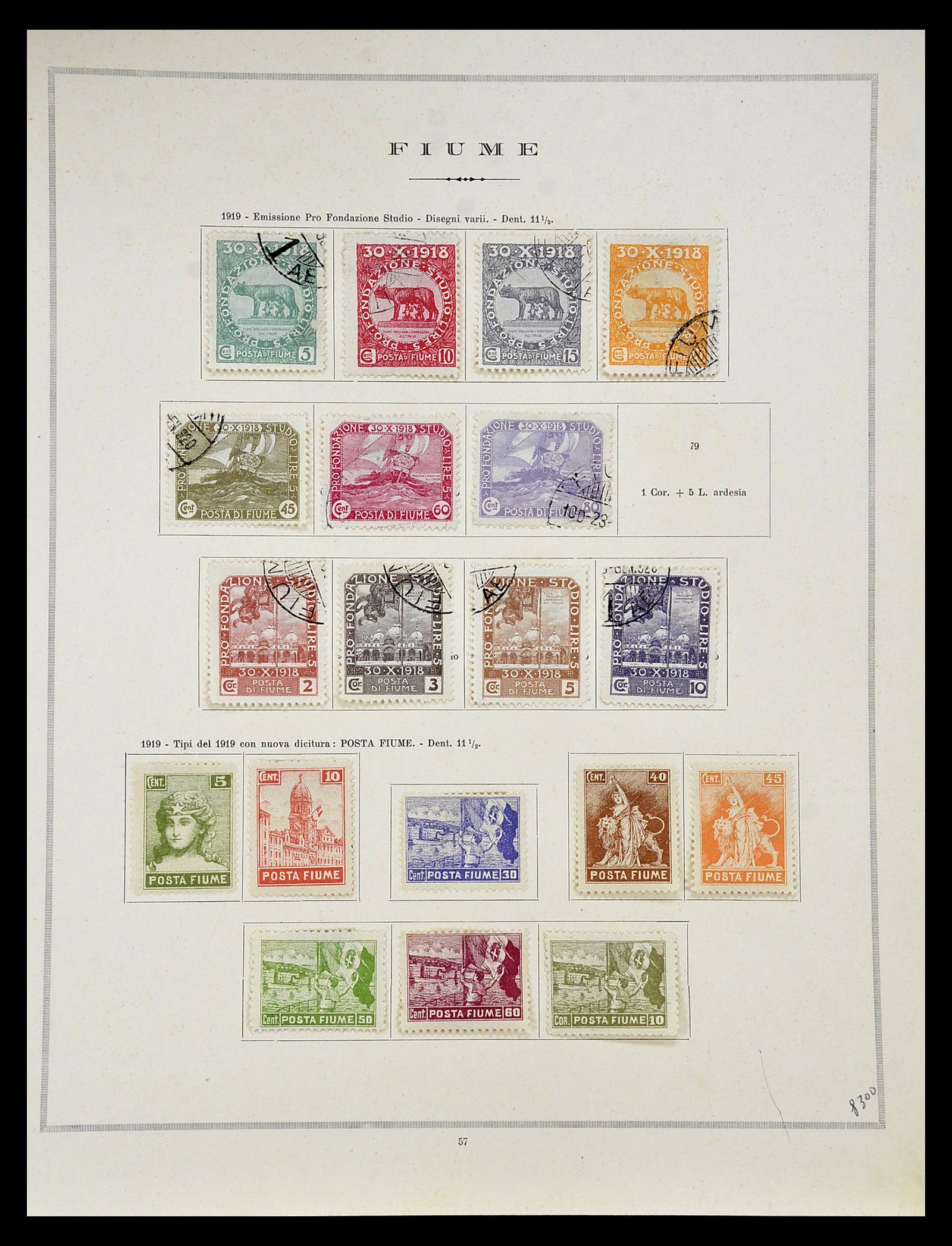 34984 010 - Stamp Collection 34984 Italian territories 1918-1924.