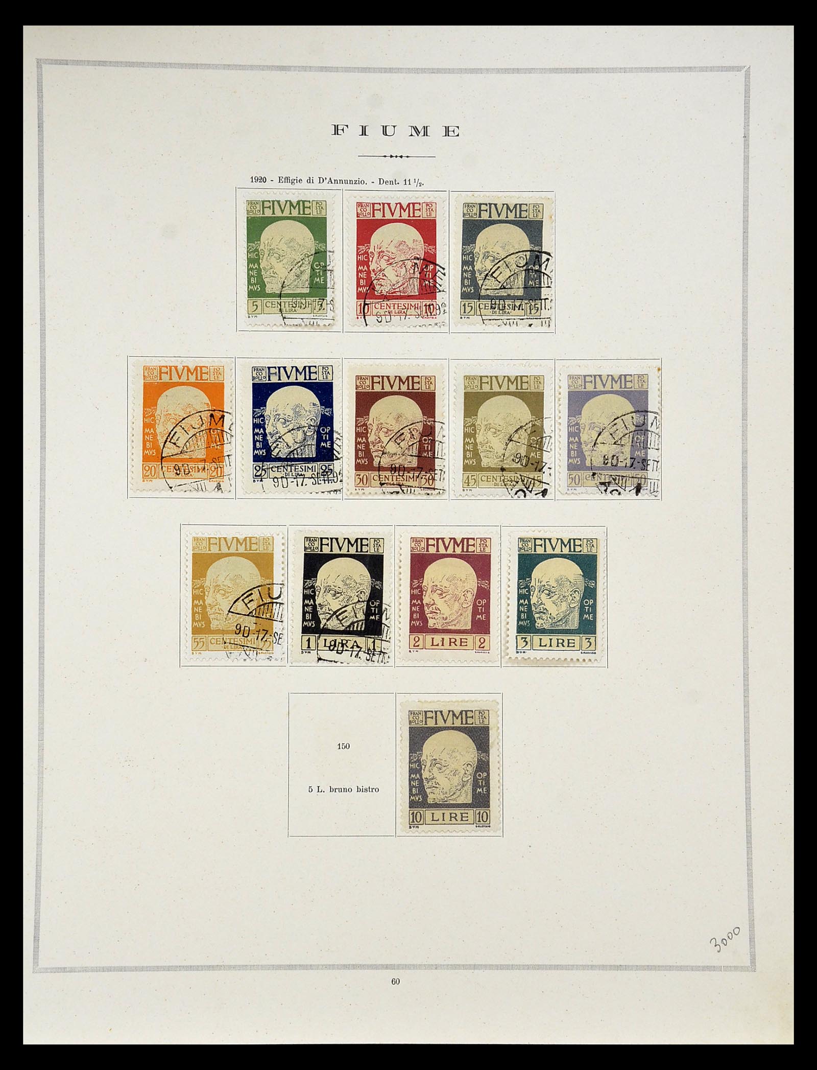 34984 013 - Postzegelverzameling 34984 Italiaanse gebieden 1918-1924.
