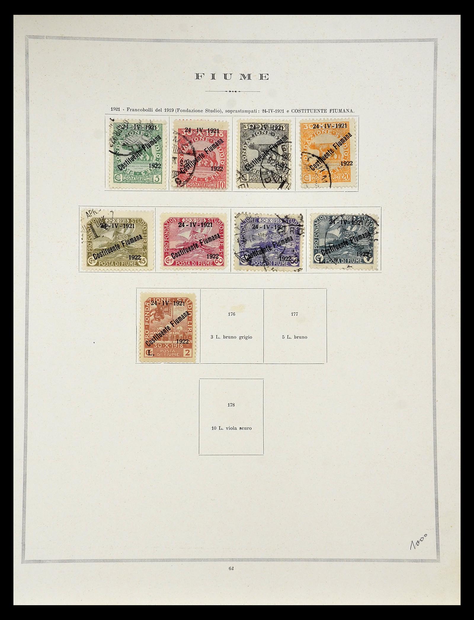 34984 015 - Stamp Collection 34984 Italian territories 1918-1924.