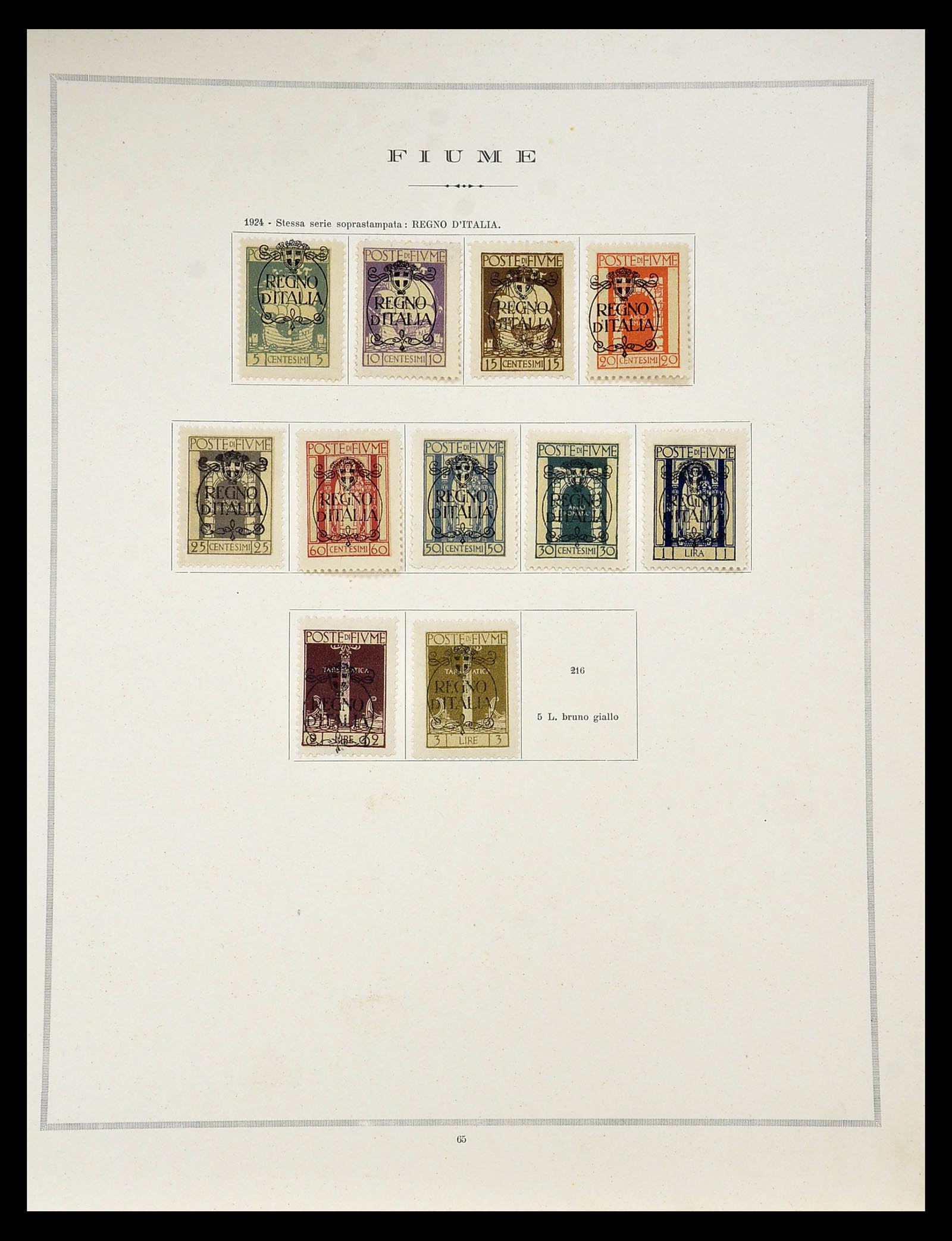 34984 017 - Stamp Collection 34984 Italian territories 1918-1924.