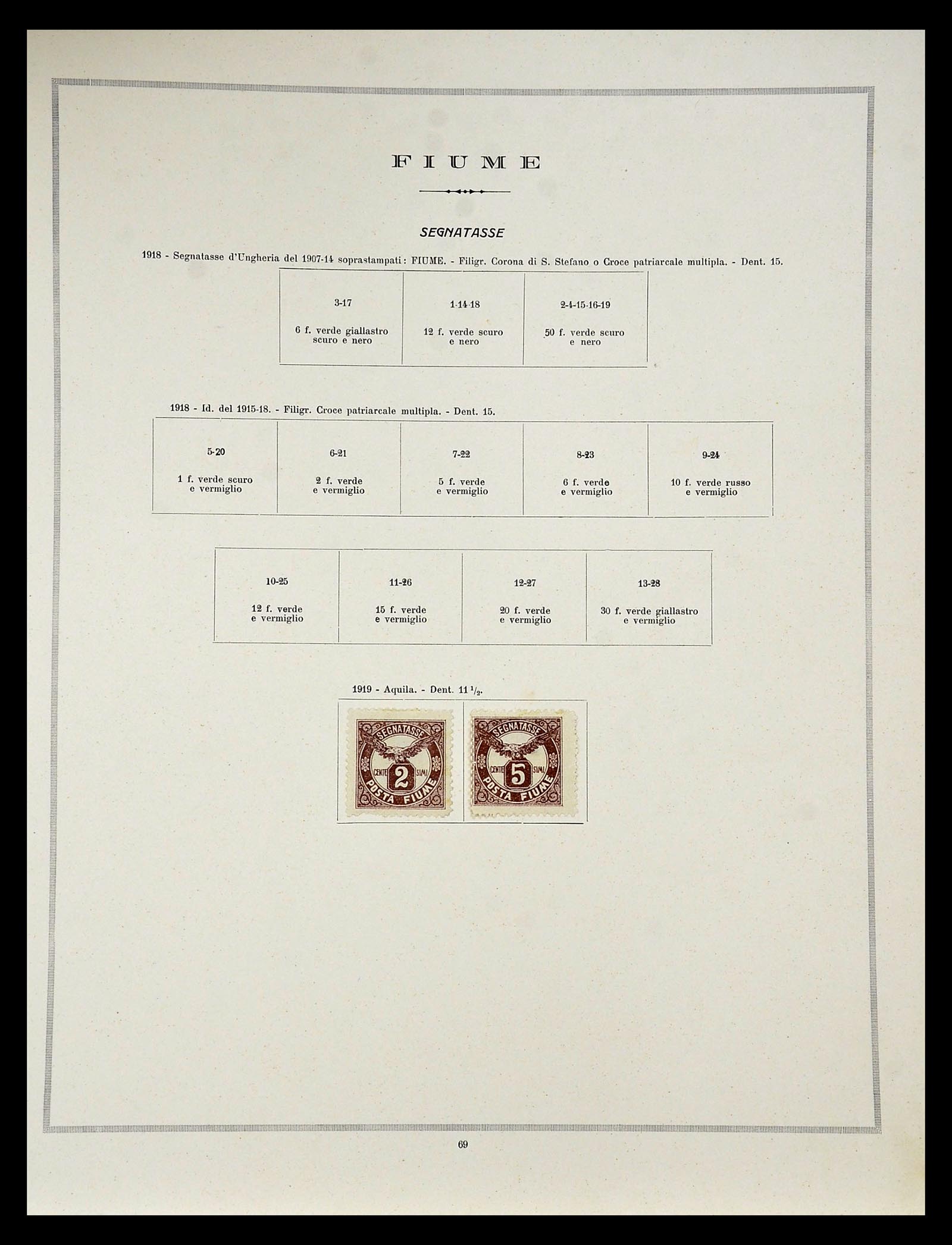 34984 021 - Postzegelverzameling 34984 Italiaanse gebieden 1918-1924.