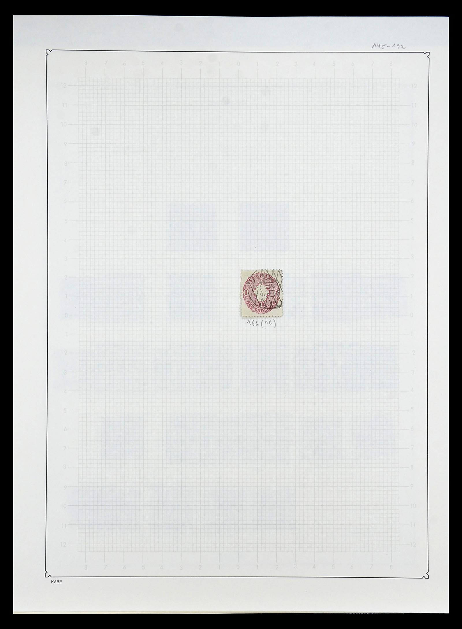 34989 011 - Postzegelverzameling 34989 Oud Duitse Staten 1850-1867.