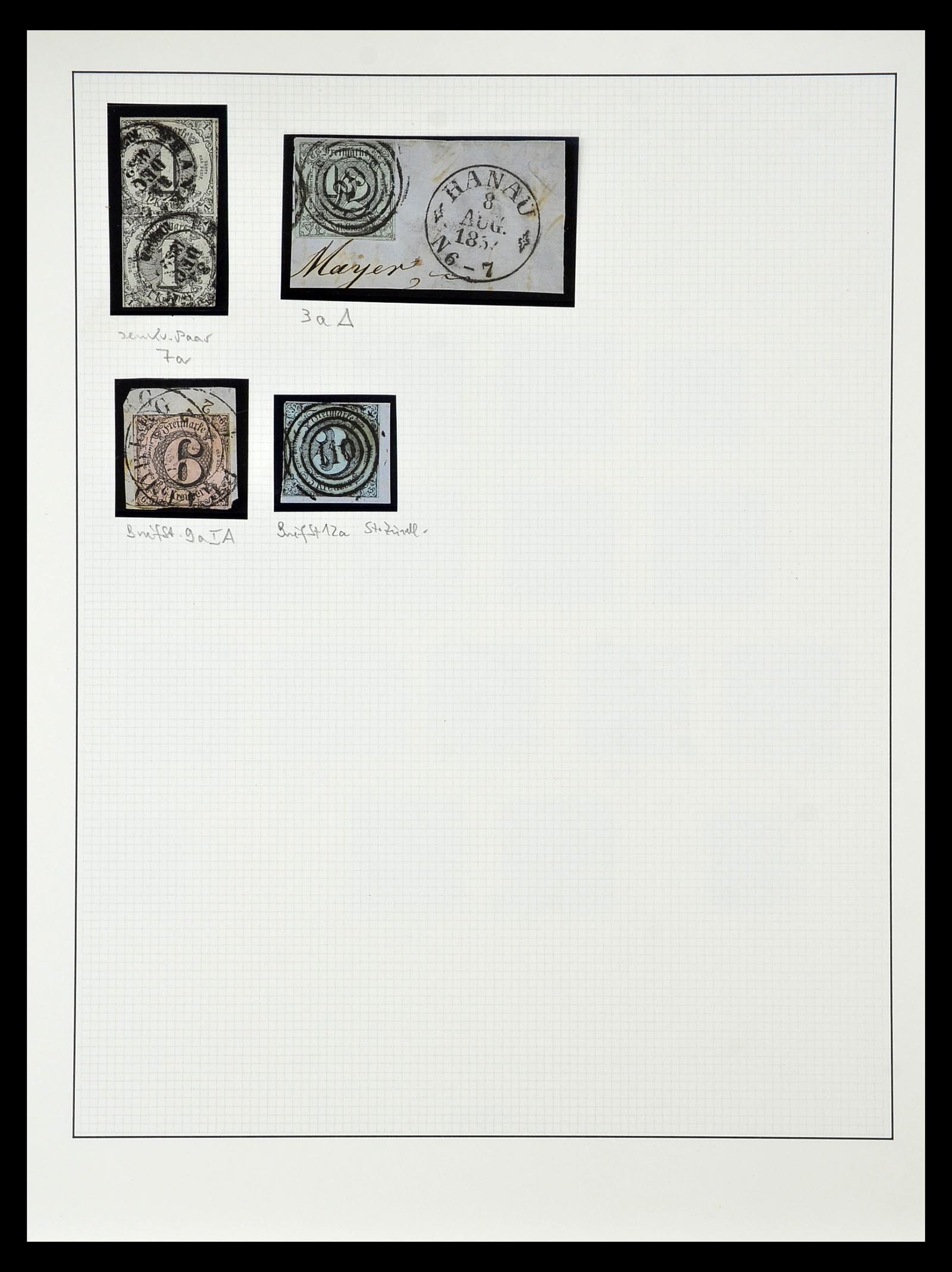 34989 013 - Postzegelverzameling 34989 Oud Duitse Staten 1850-1867.