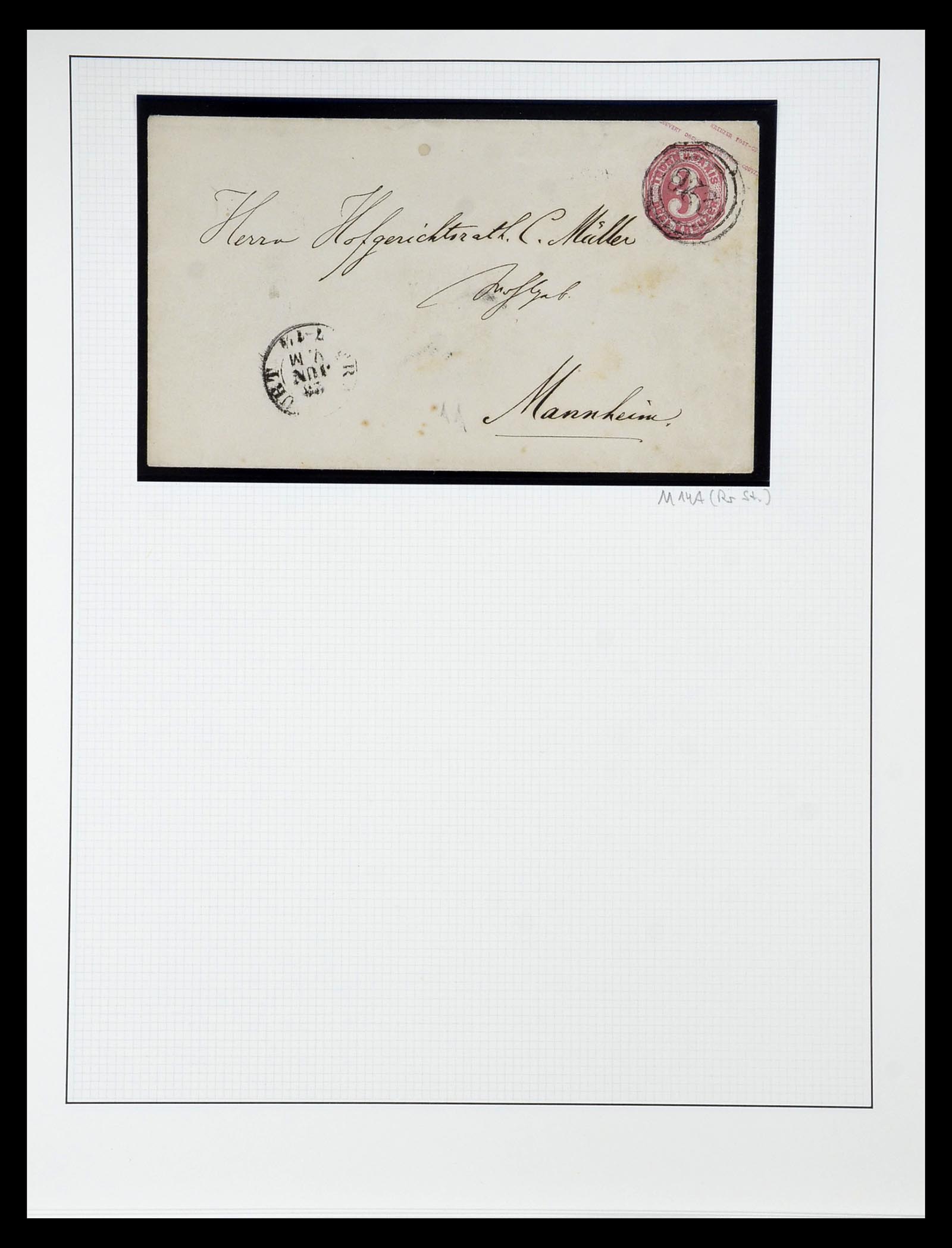 34989 022 - Postzegelverzameling 34989 Oud Duitse Staten 1850-1867.