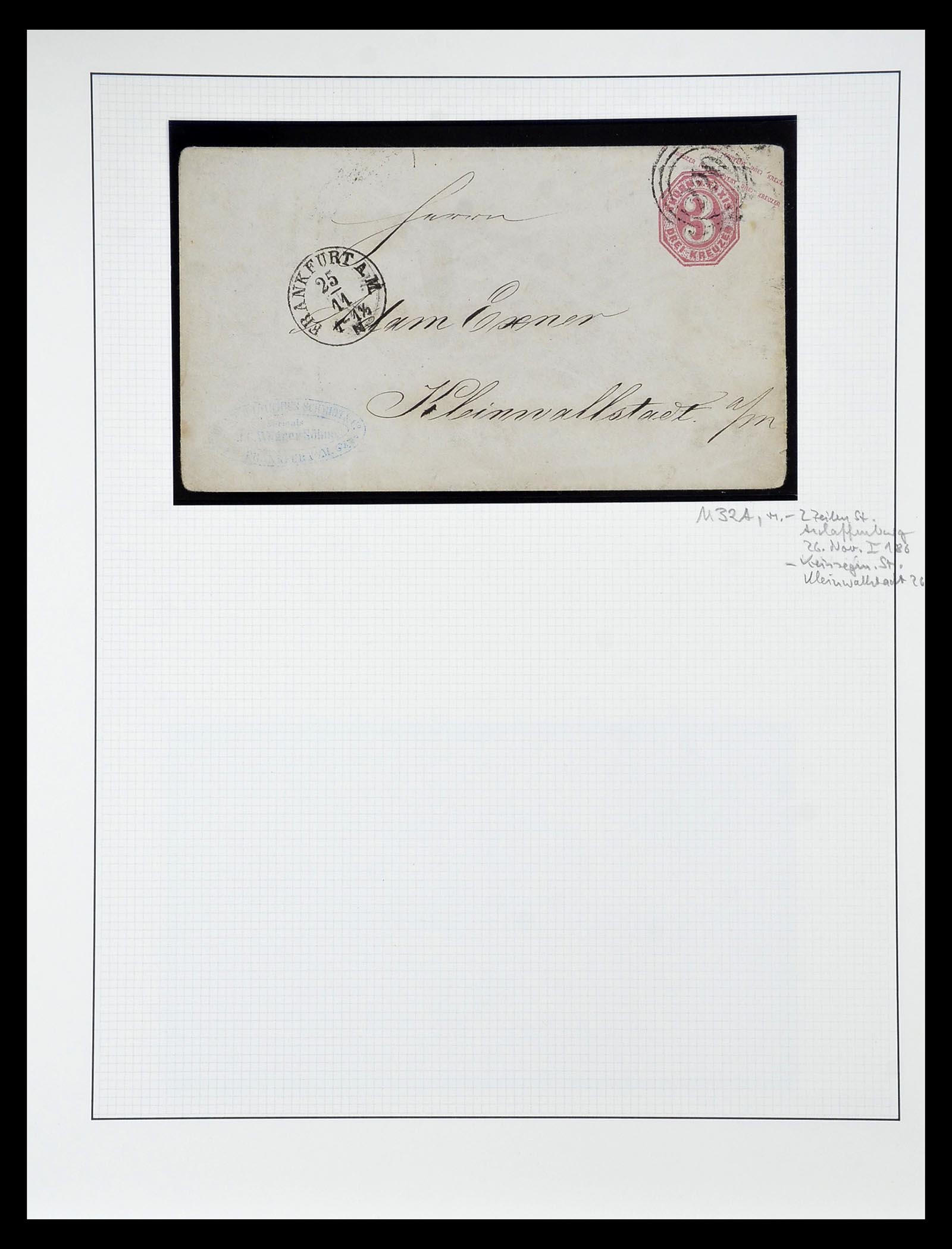 34989 026 - Postzegelverzameling 34989 Oud Duitse Staten 1850-1867.