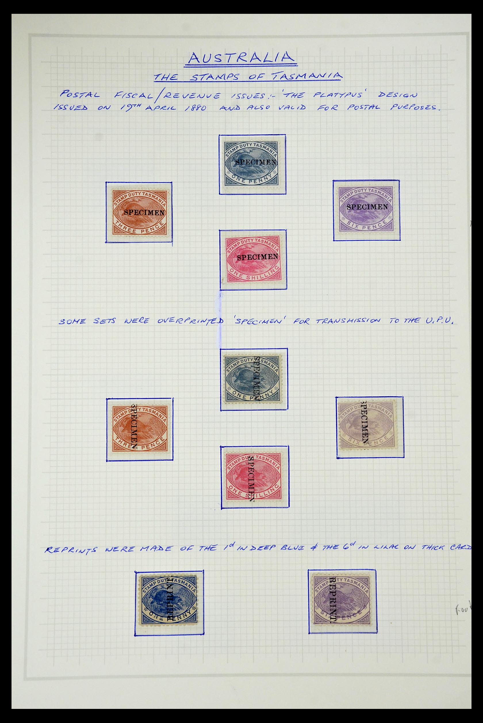 34990 006 - Stamp Collection 34990 Australian States 1860-1902.