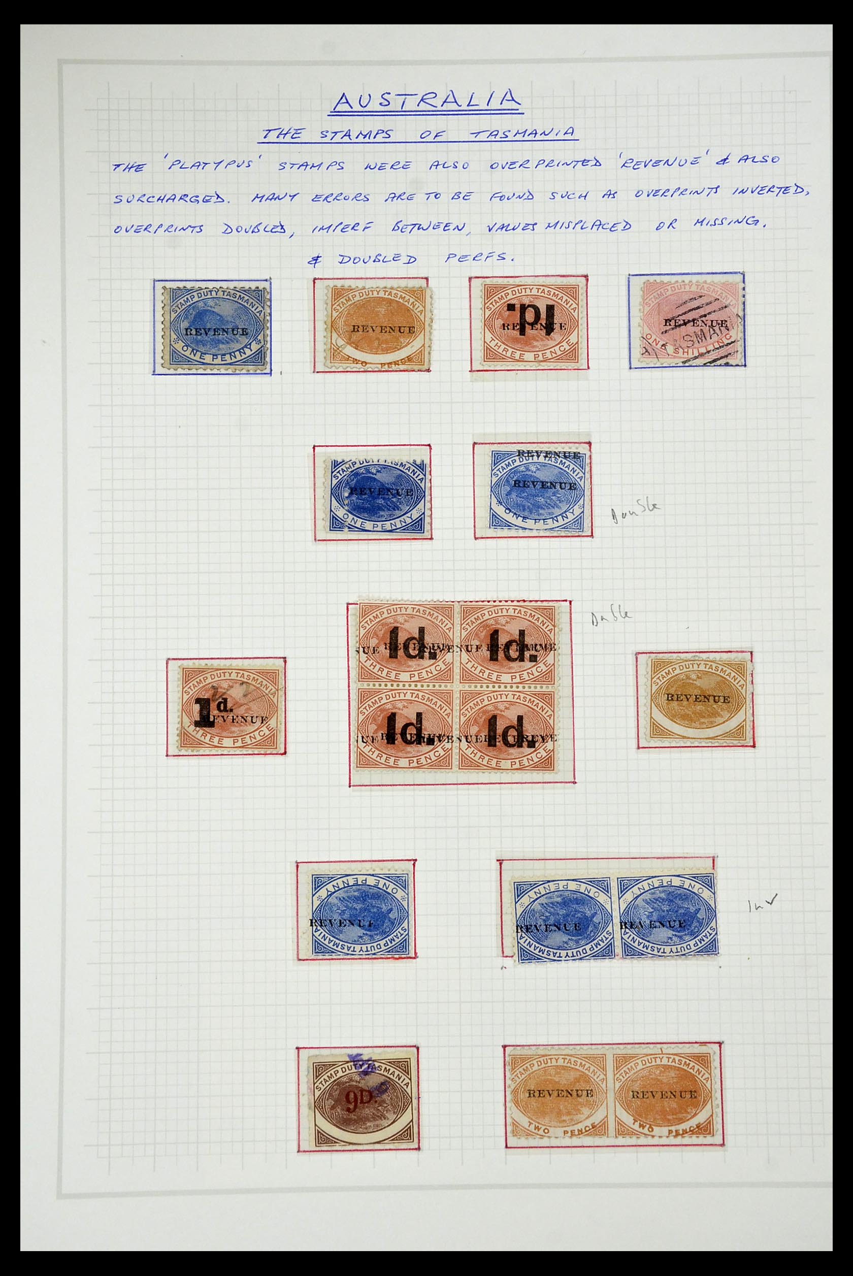 34990 007 - Stamp Collection 34990 Australian States 1860-1902.