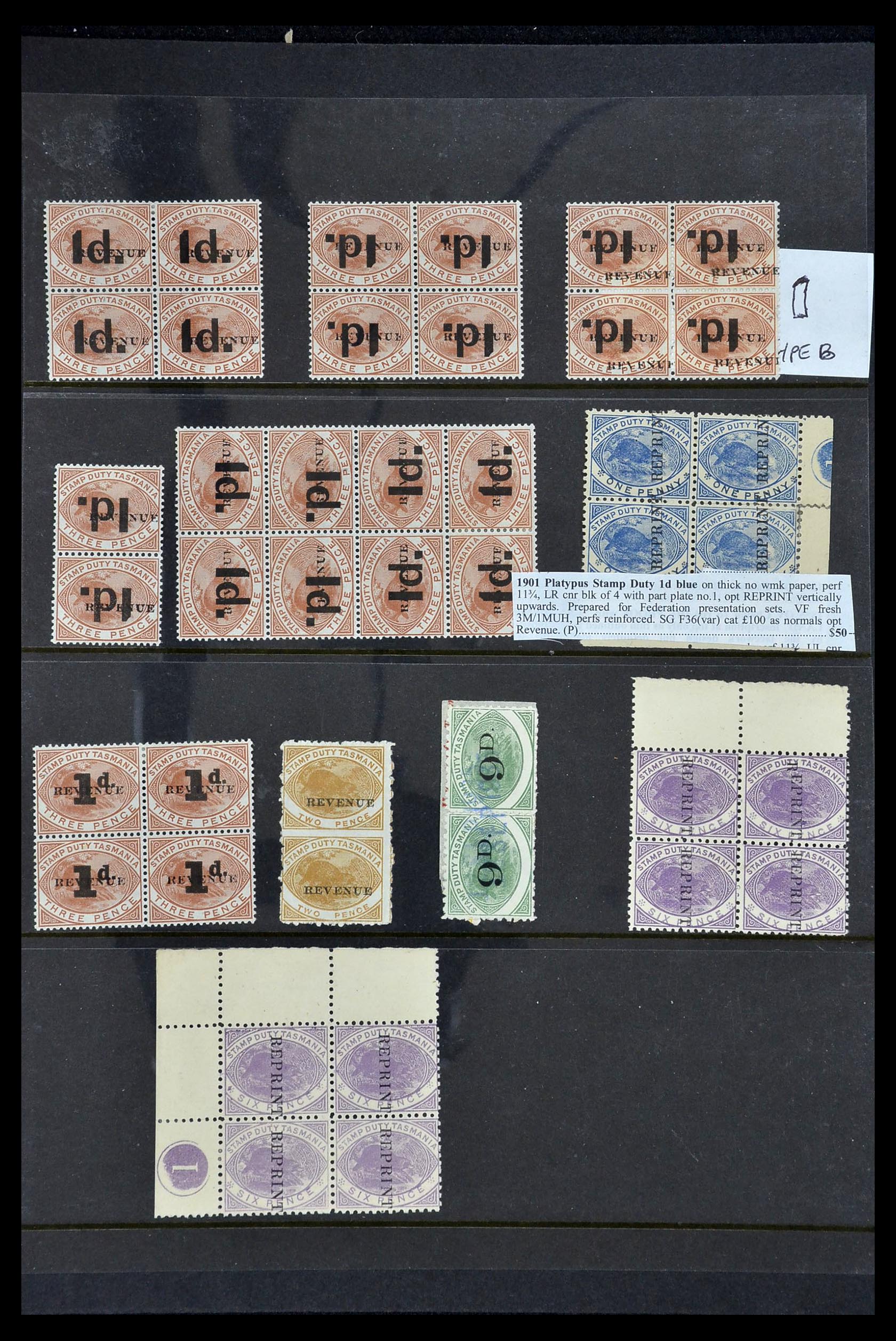 34990 008 - Stamp Collection 34990 Australian States 1860-1902.