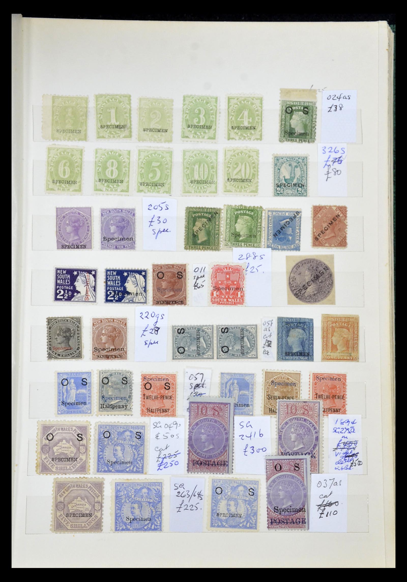 34990 009 - Stamp Collection 34990 Australian States 1860-1902.