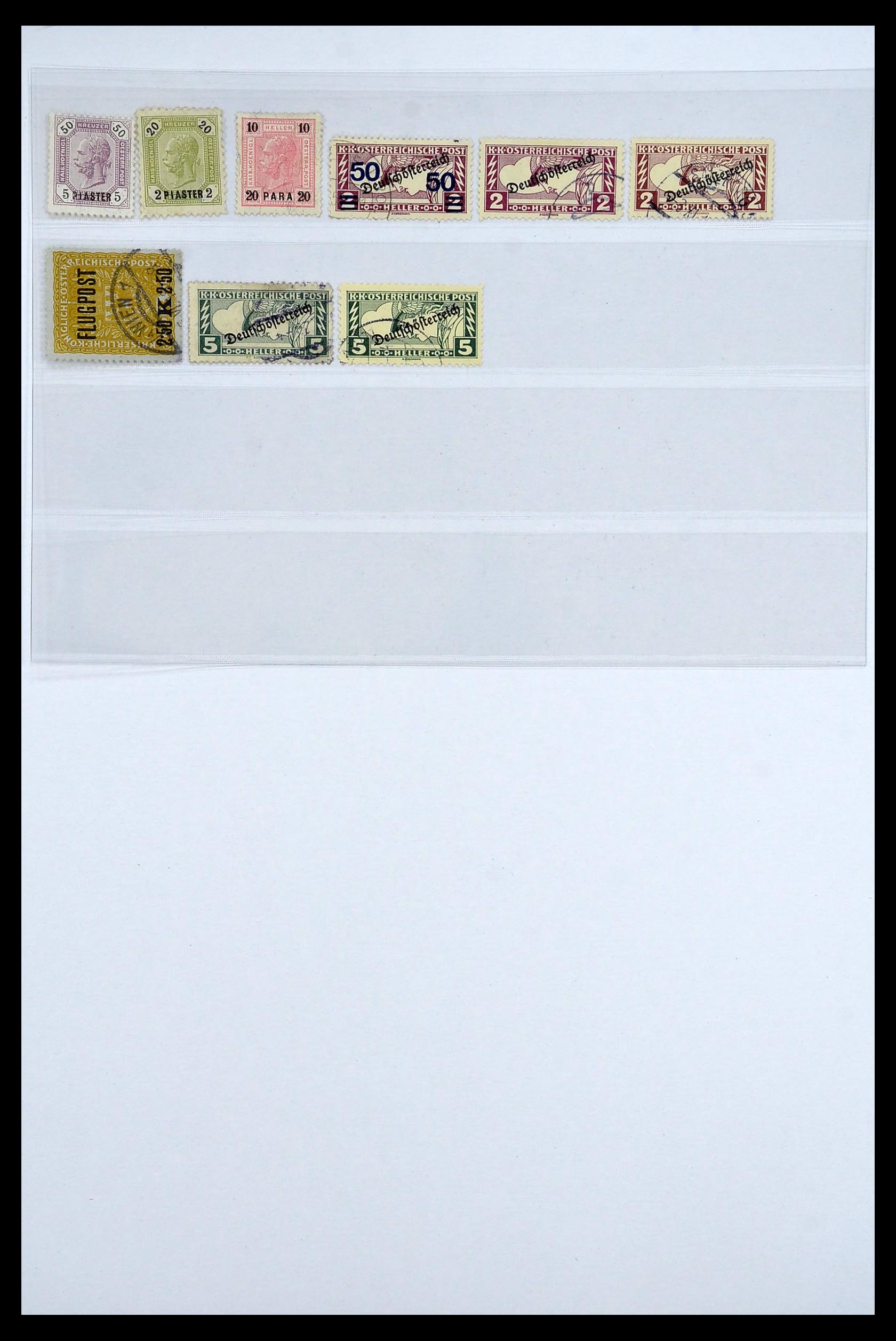 34999 002 - Postzegelverzameling 34999 Oostenrijk en gebieden 1854-1919.