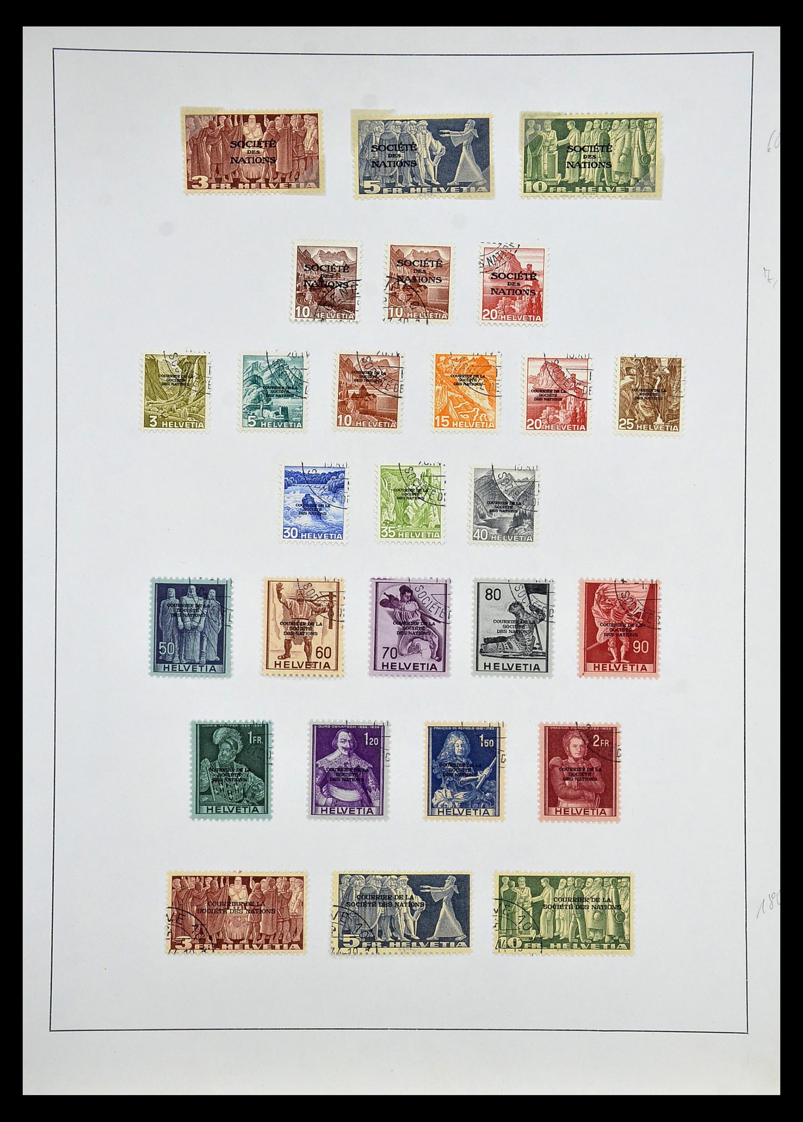 35003 003 - Stamp Collection 35003 Switzerland 1922-1960.