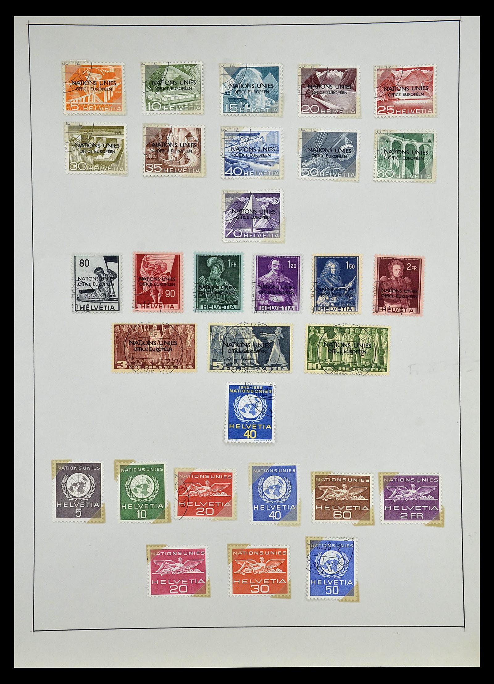 35003 007 - Postzegelverzameling 35003 Zwitserland 1922-1960.