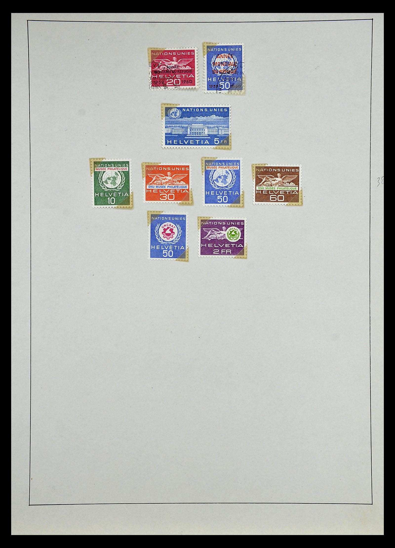 35003 008 - Postzegelverzameling 35003 Zwitserland 1922-1960.