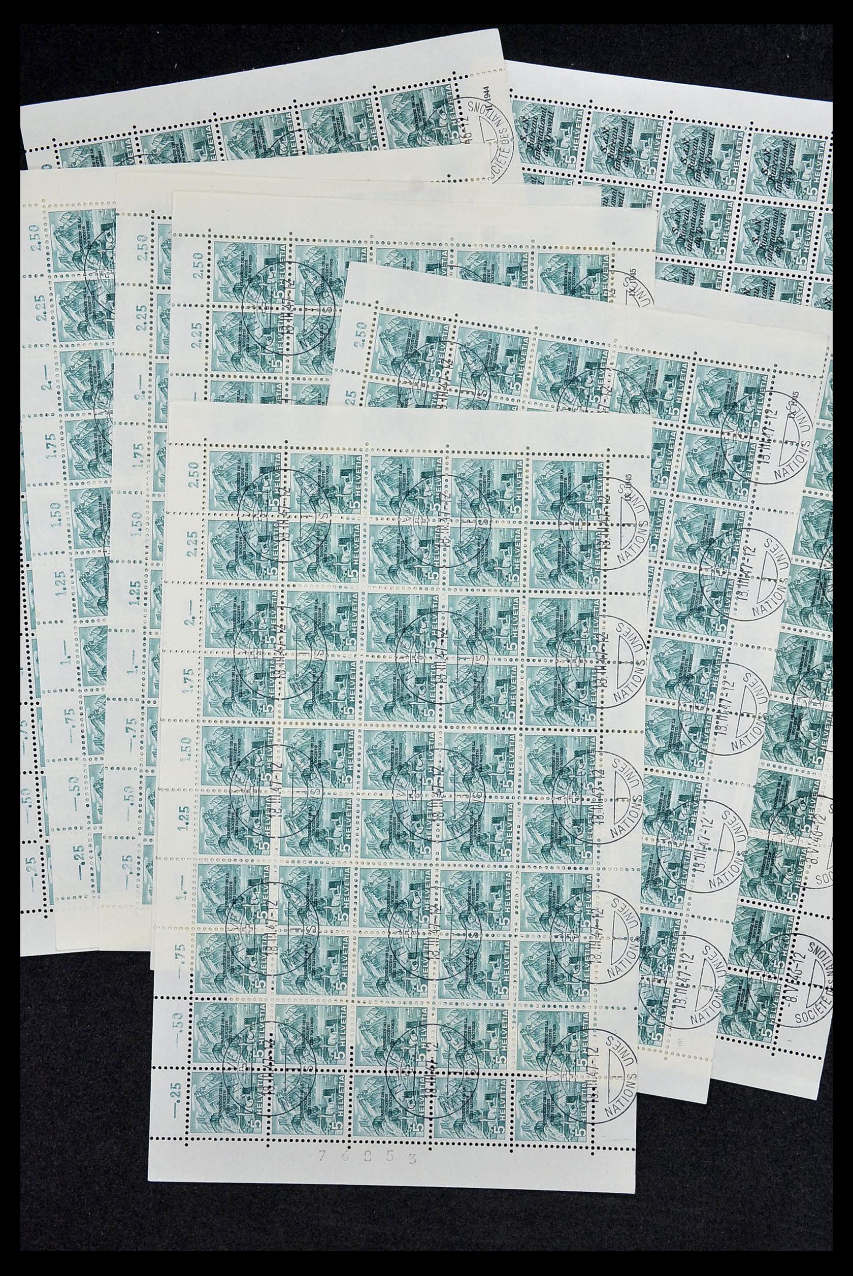 35003 012 - Stamp Collection 35003 Switzerland 1922-1960.
