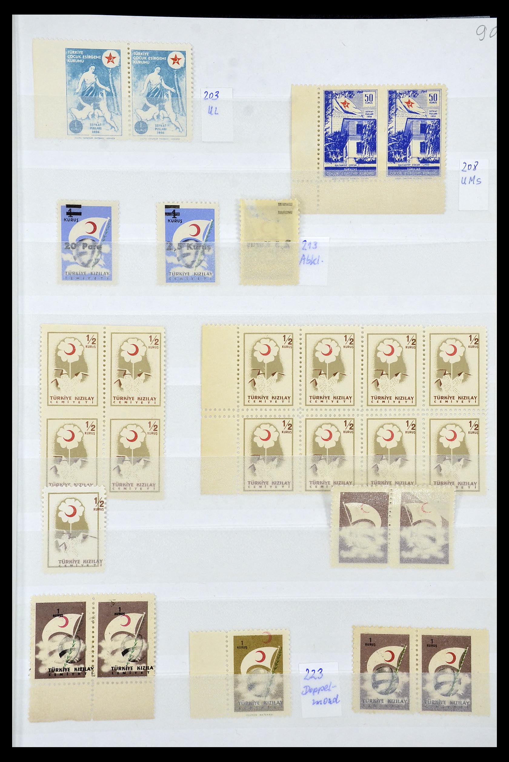 35004 009 - Postzegelverzameling 35004 Turkije variëteiten 1927-1957.