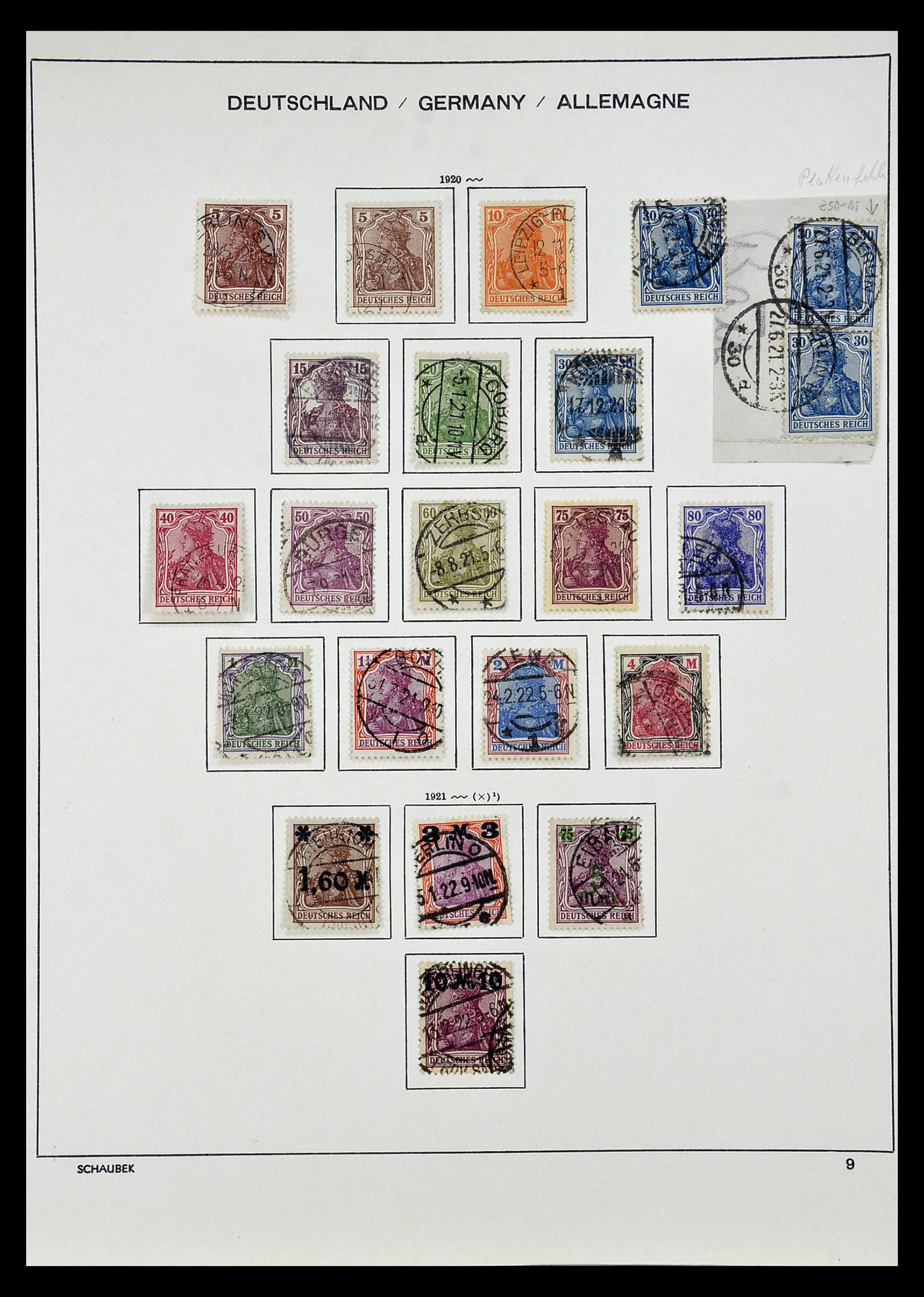 35006 003 - Postzegelverzameling 35006 Duitse Rijk infla 1919-1923.