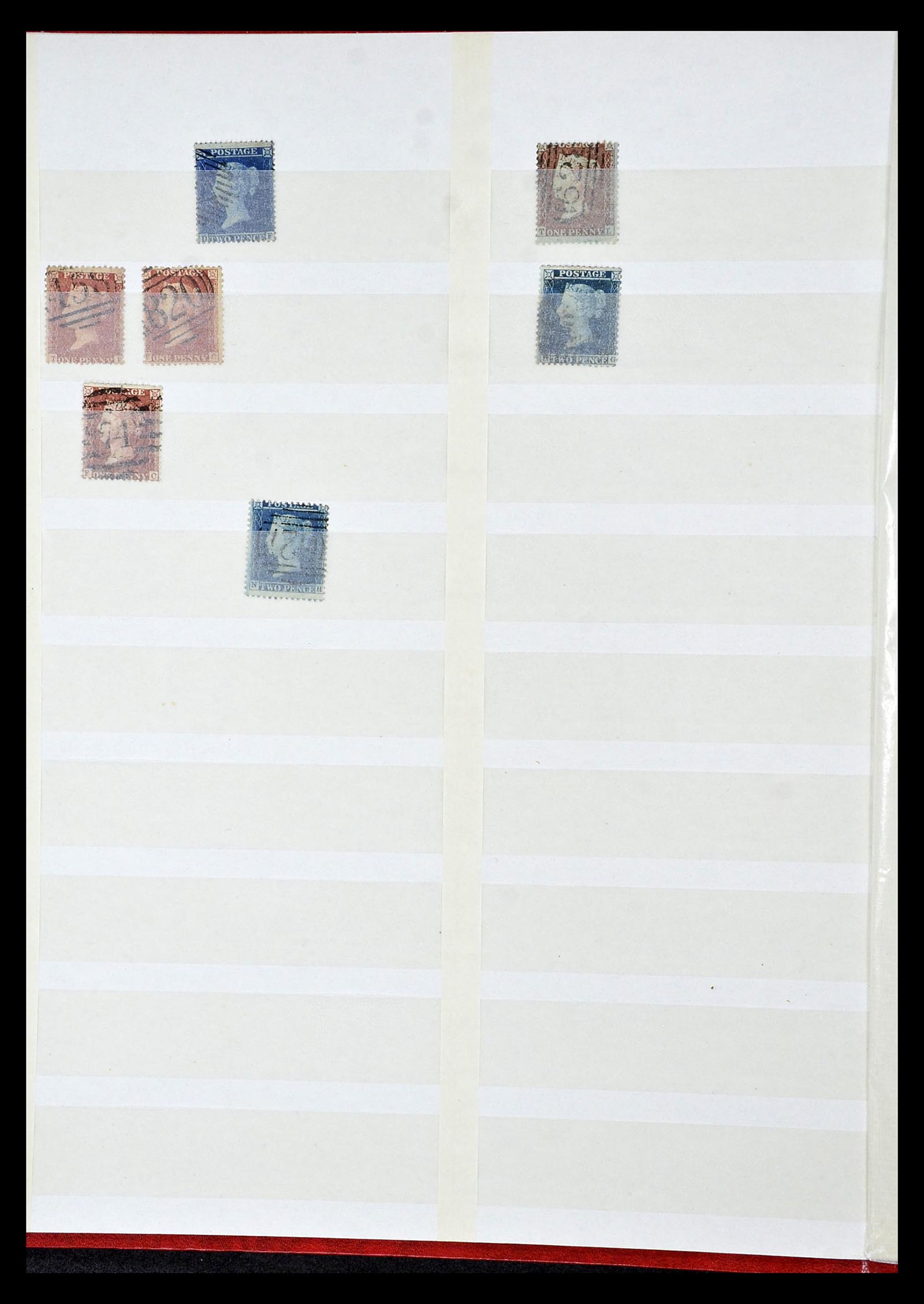 35010 002 - Postzegelverzameling 35010 Engeland 1840-1969.