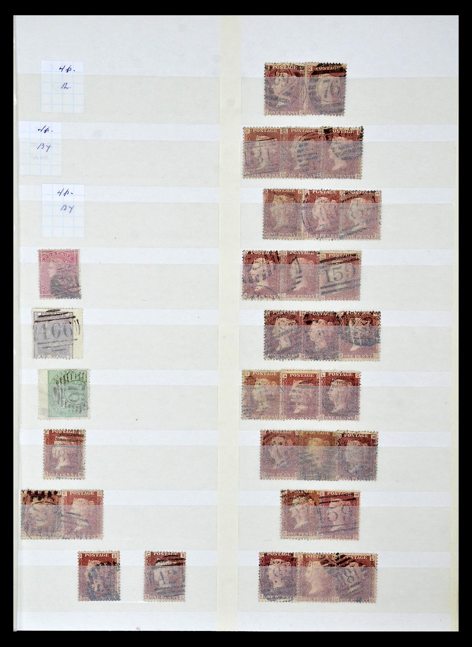 35010 003 - Postzegelverzameling 35010 Engeland 1840-1969.