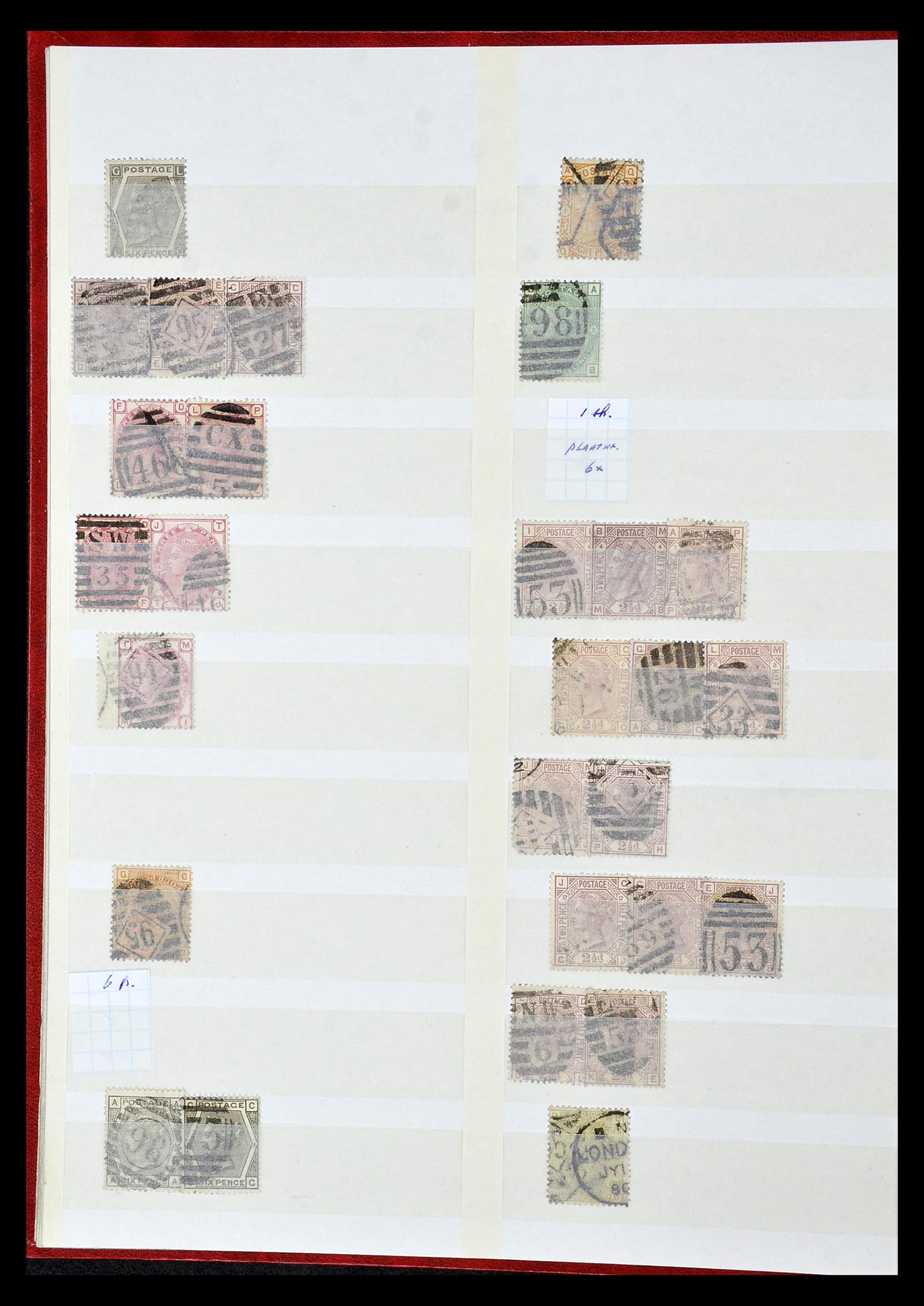 35010 008 - Postzegelverzameling 35010 Engeland 1840-1969.
