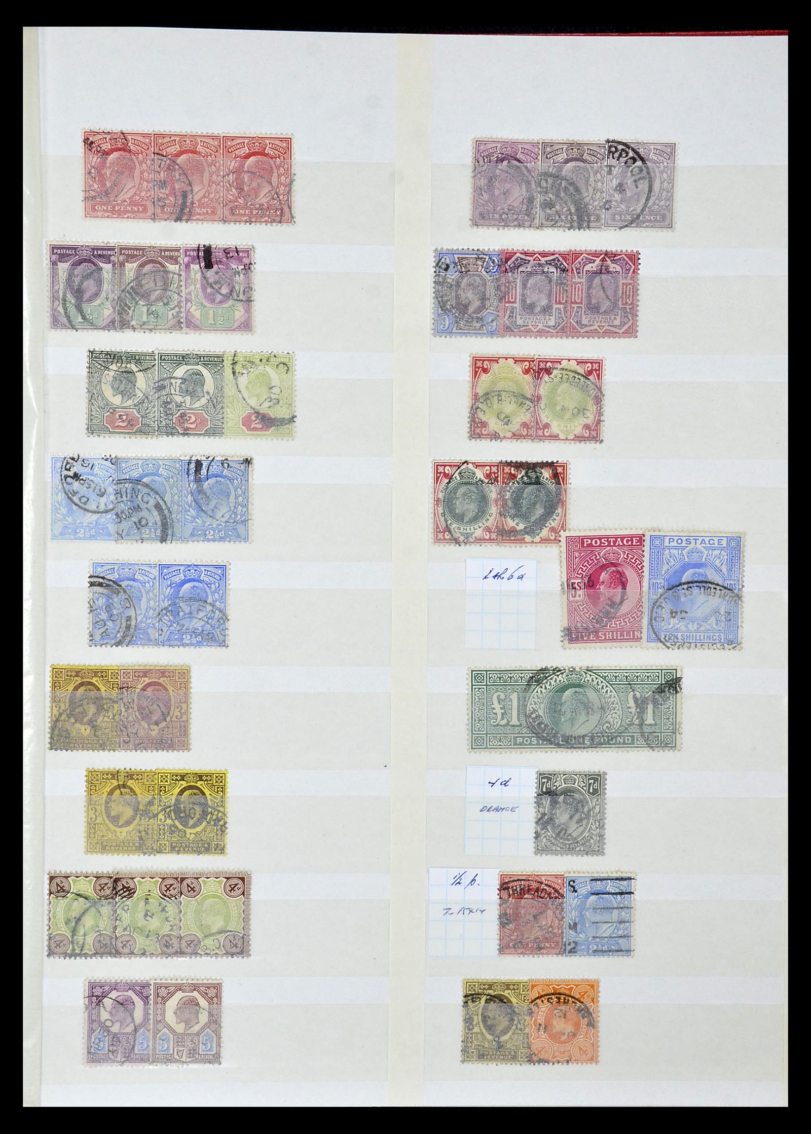 35010 011 - Postzegelverzameling 35010 Engeland 1840-1969.