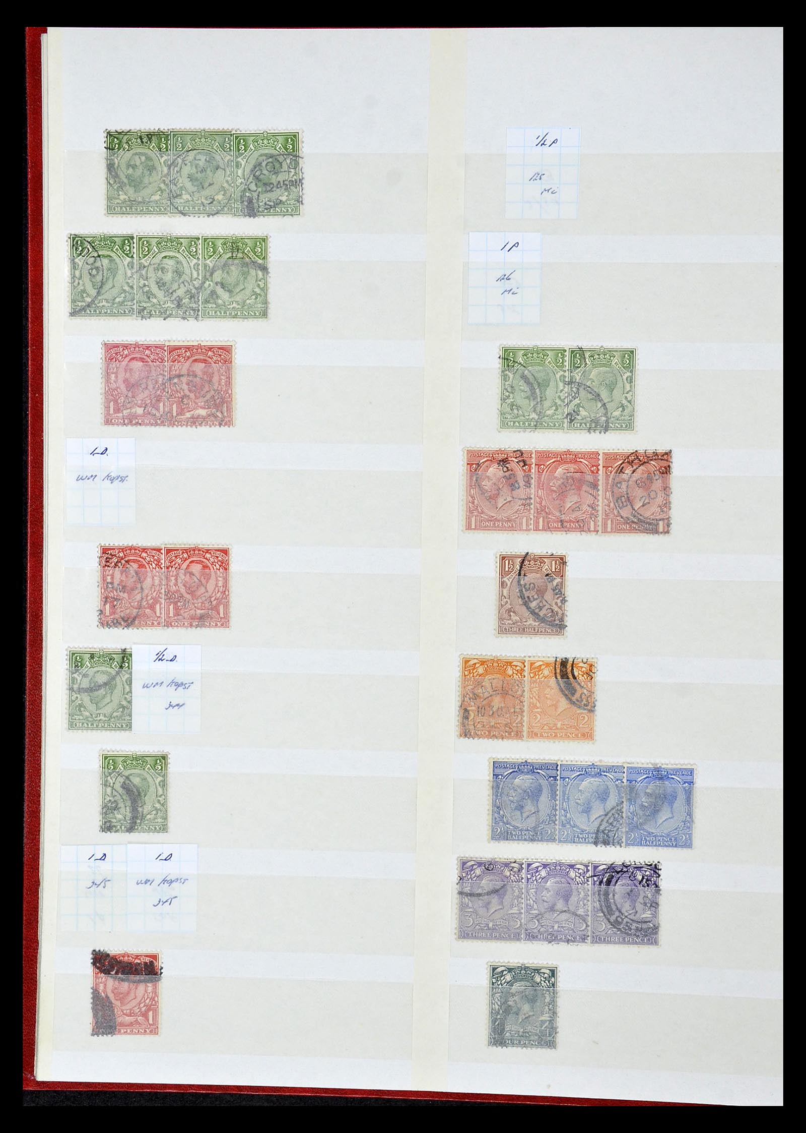 35010 012 - Postzegelverzameling 35010 Engeland 1840-1969.
