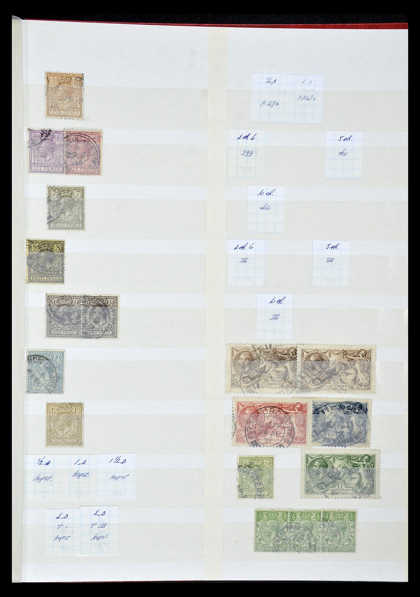 35010 013 - Postzegelverzameling 35010 Engeland 1840-1969.