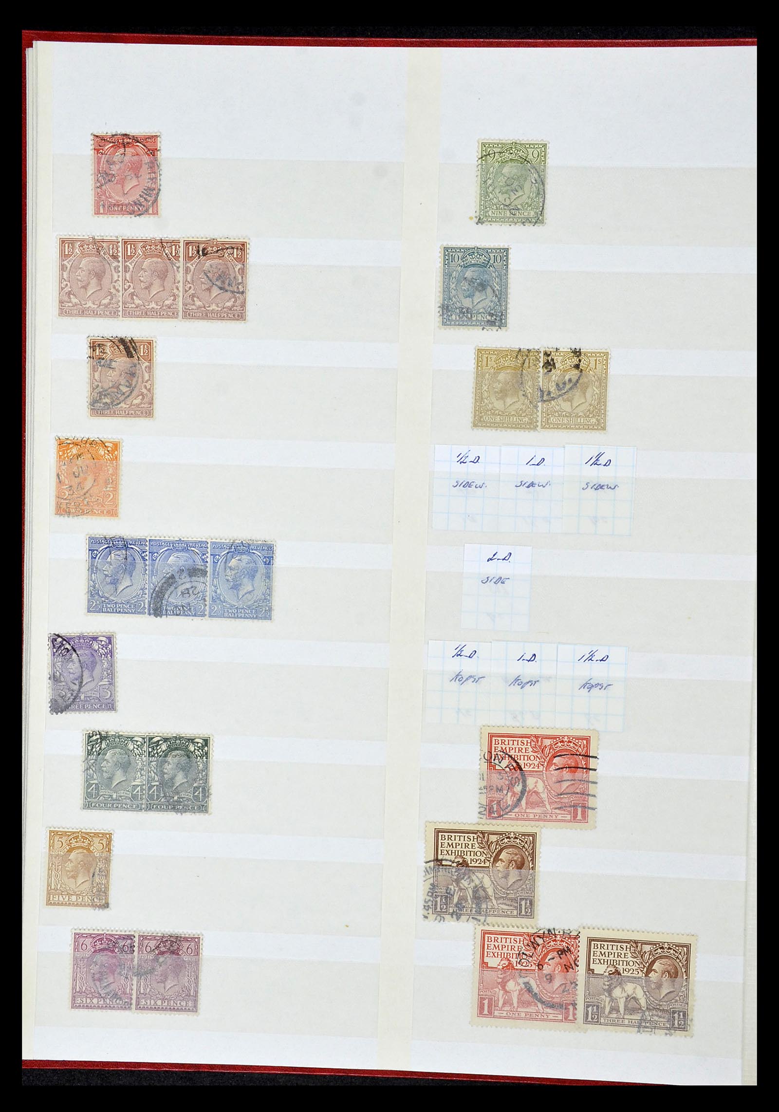 35010 014 - Postzegelverzameling 35010 Engeland 1840-1969.
