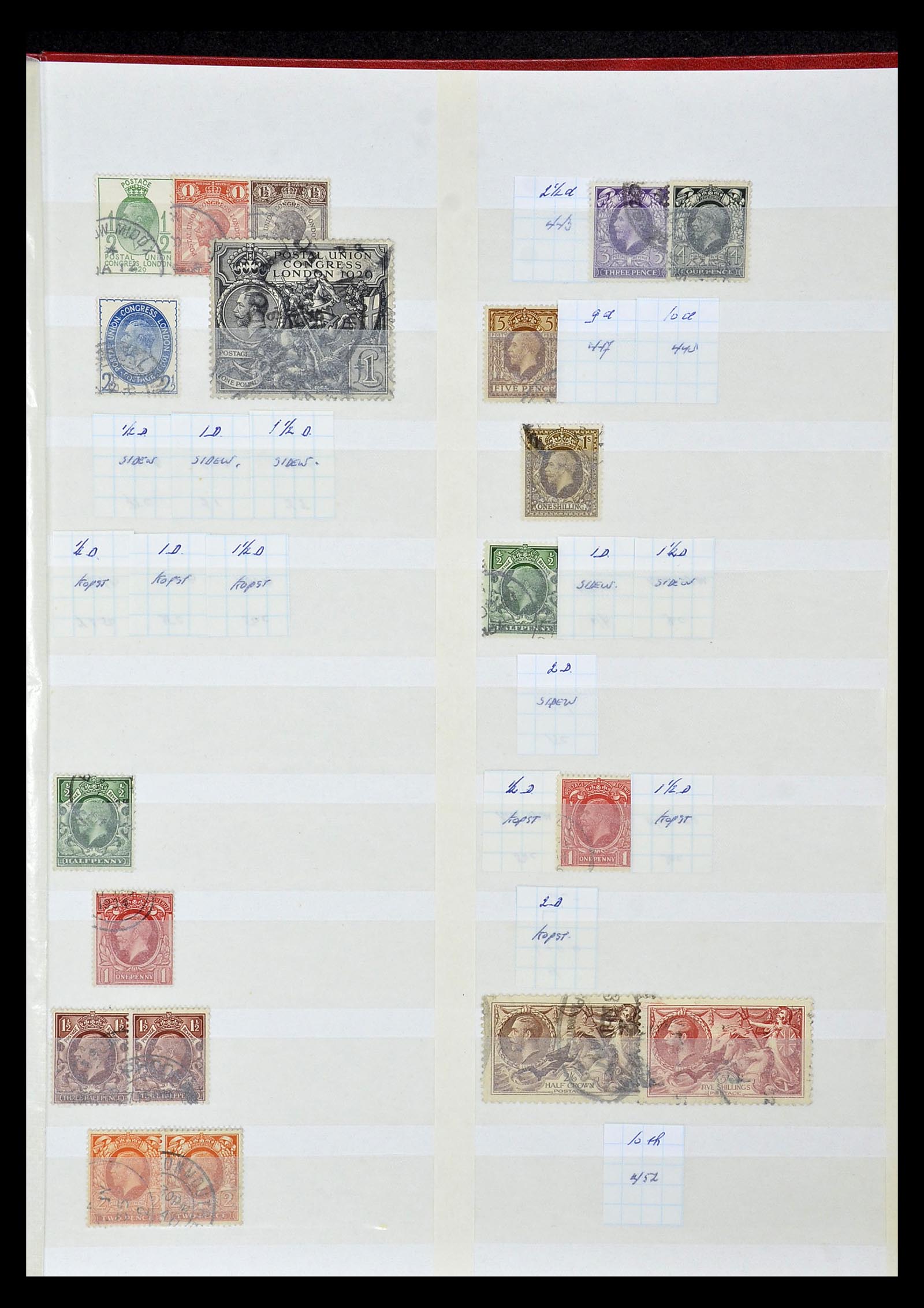 35010 015 - Postzegelverzameling 35010 Engeland 1840-1969.