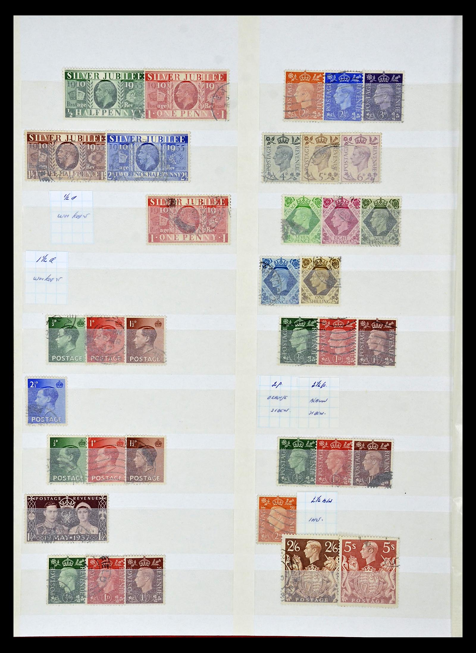 35010 016 - Postzegelverzameling 35010 Engeland 1840-1969.