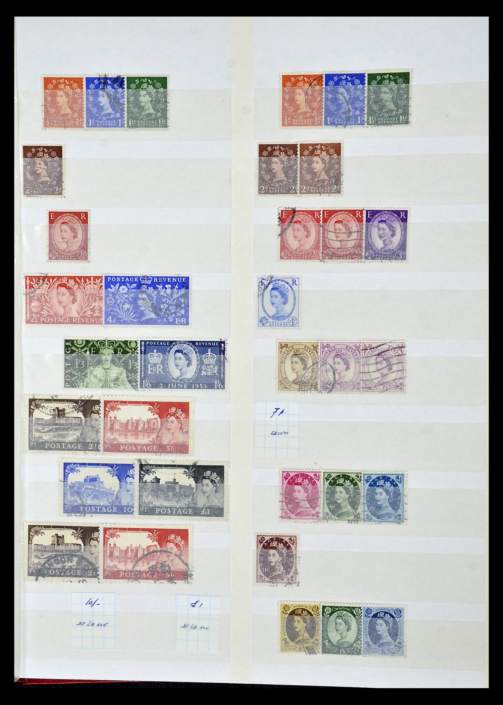 35010 018 - Postzegelverzameling 35010 Engeland 1840-1969.