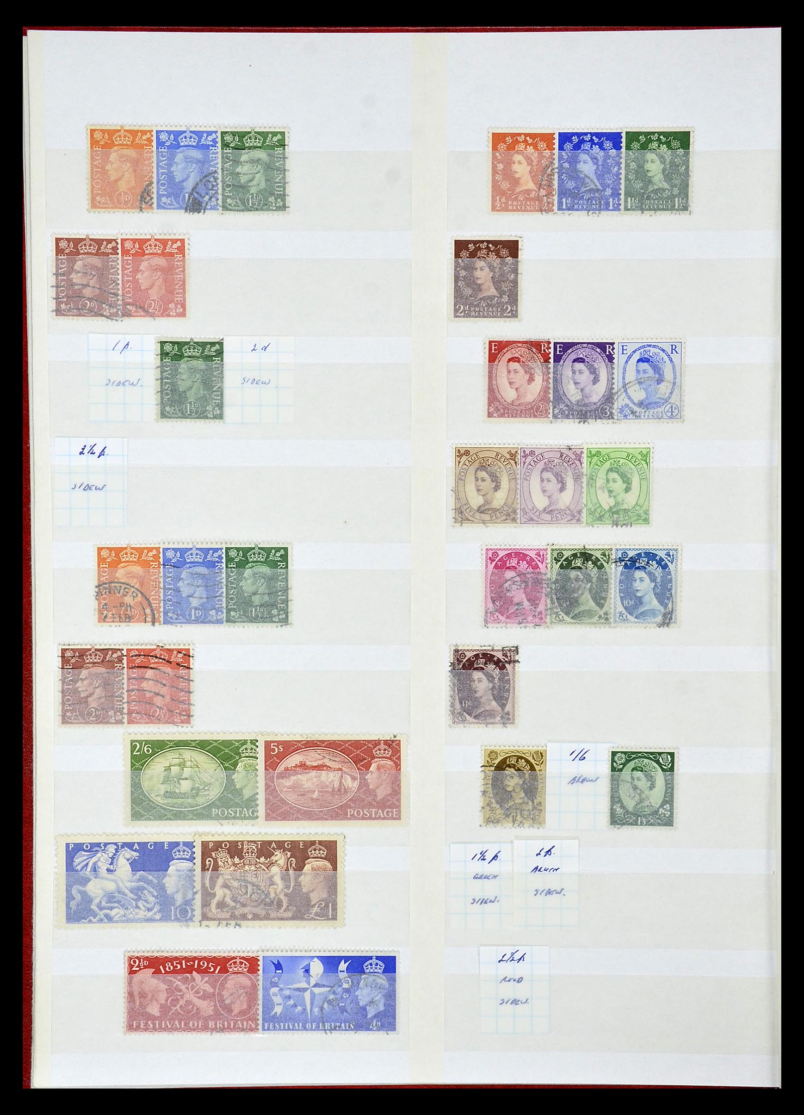 35010 019 - Postzegelverzameling 35010 Engeland 1840-1969.