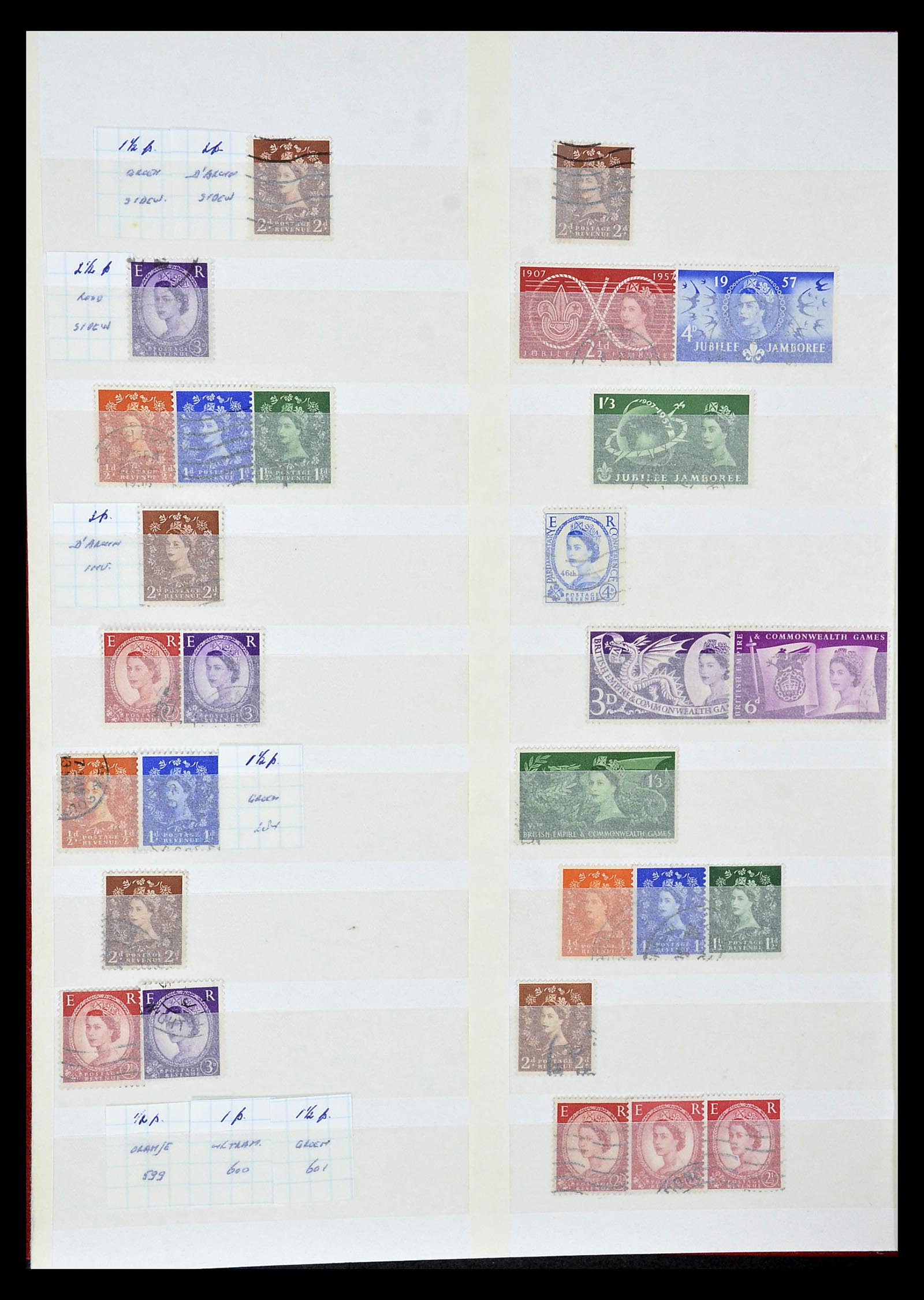 35010 020 - Postzegelverzameling 35010 Engeland 1840-1969.