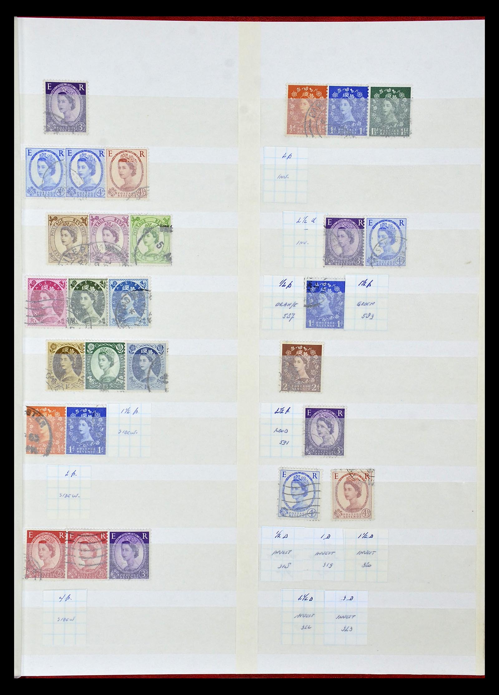 35010 021 - Postzegelverzameling 35010 Engeland 1840-1969.