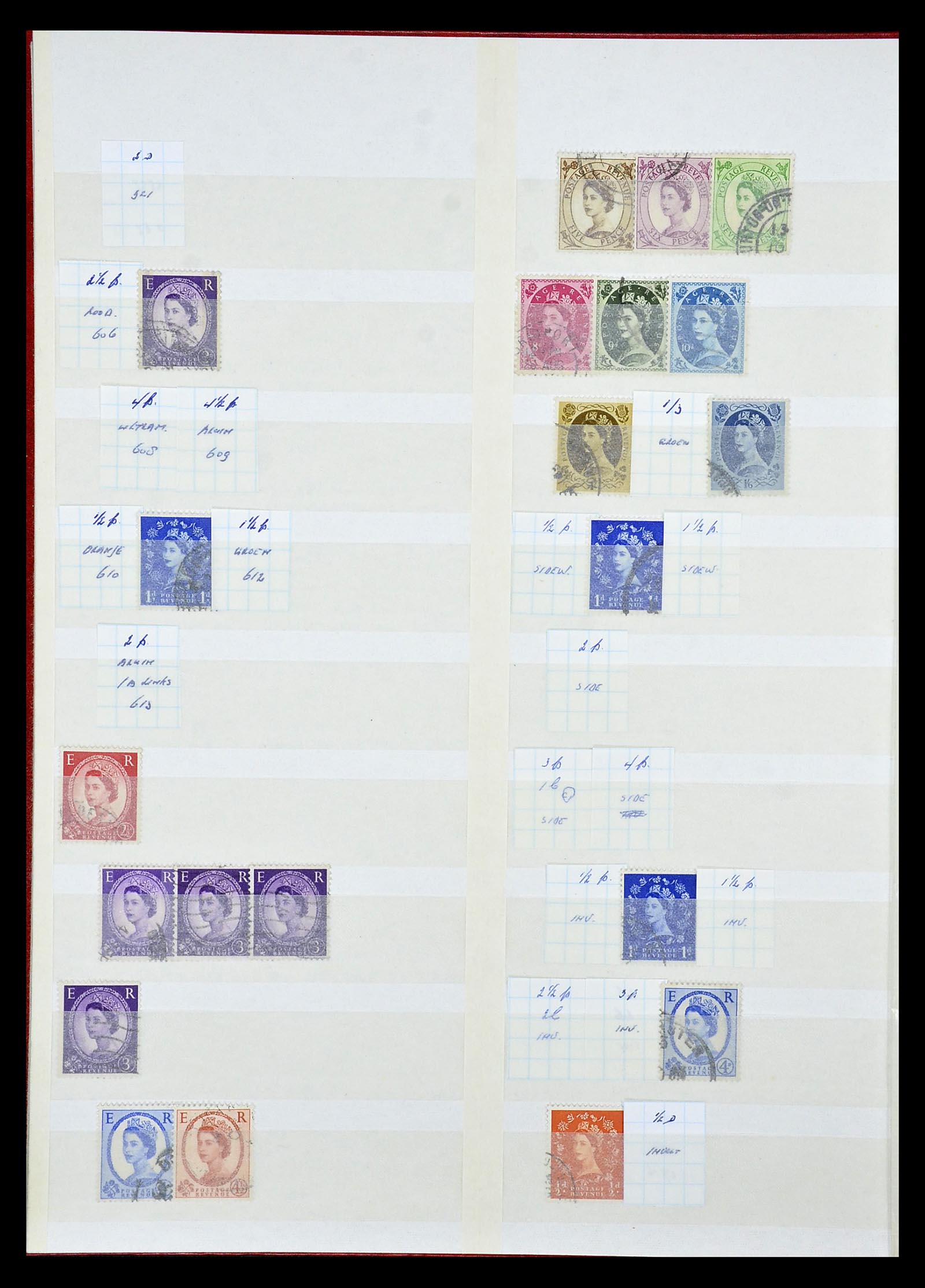35010 022 - Postzegelverzameling 35010 Engeland 1840-1969.