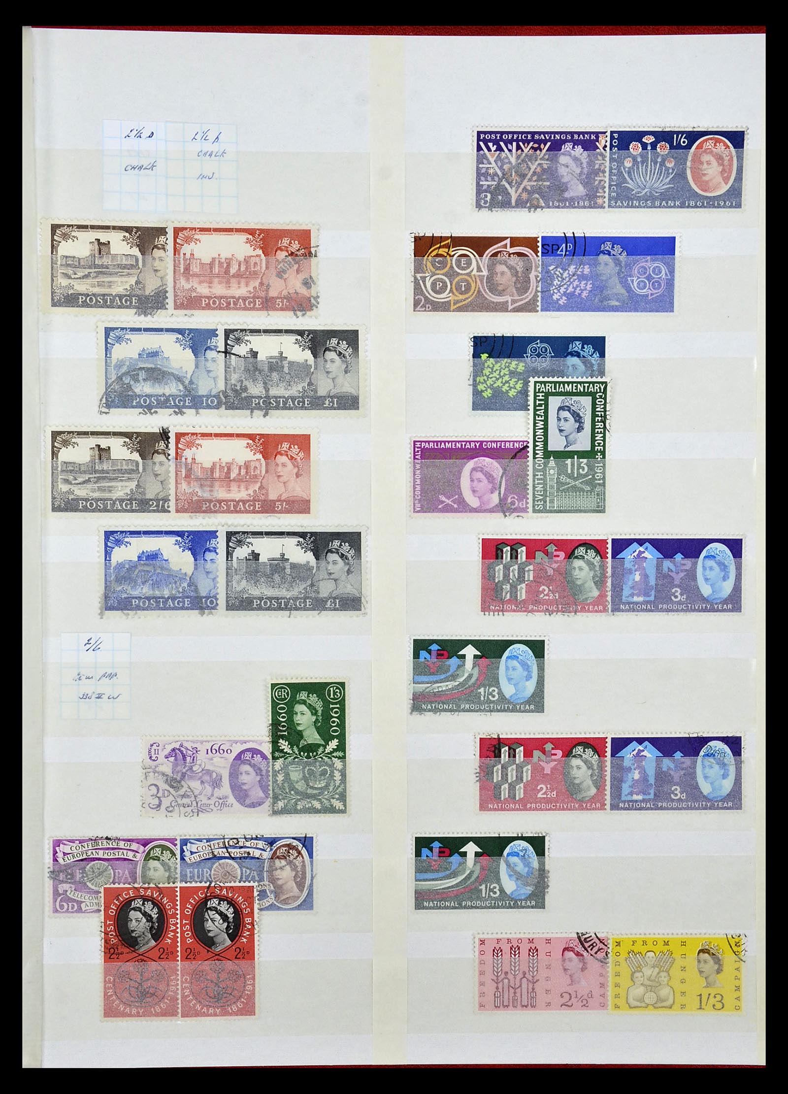 35010 023 - Postzegelverzameling 35010 Engeland 1840-1969.