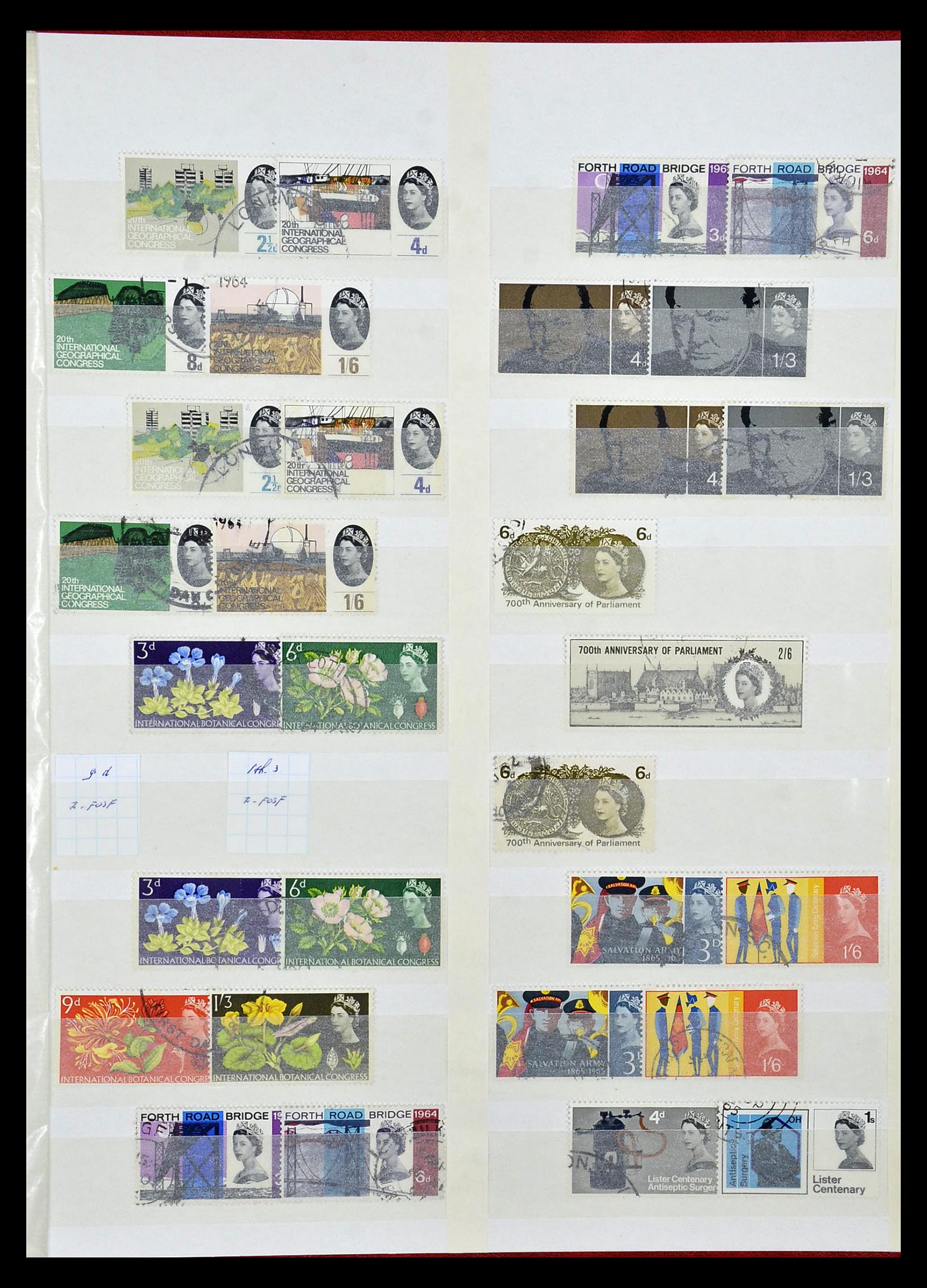 35010 024 - Postzegelverzameling 35010 Engeland 1840-1969.