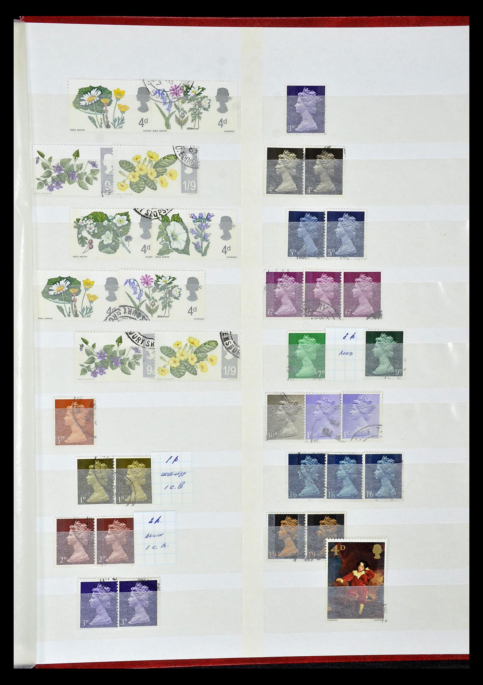 35010 029 - Postzegelverzameling 35010 Engeland 1840-1969.